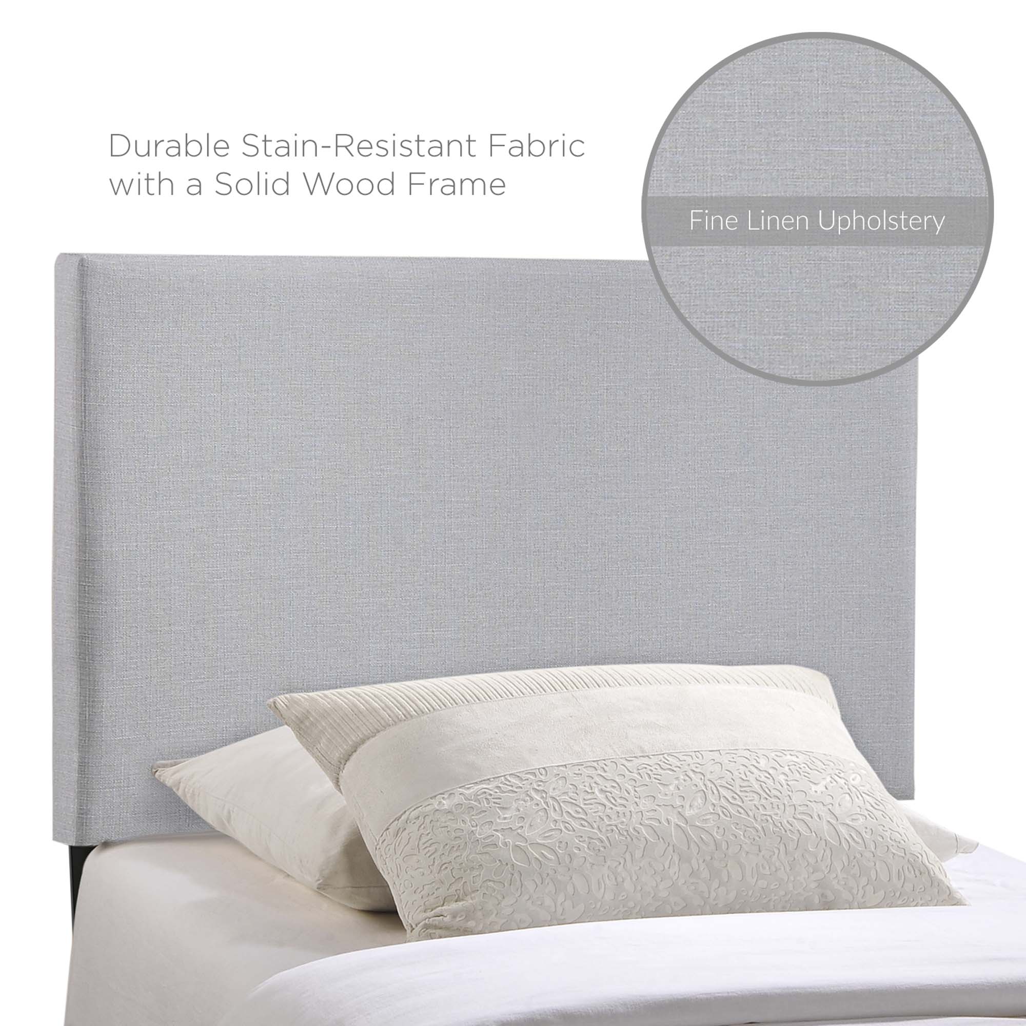 Region Twin Upholstered Fabric Headboard