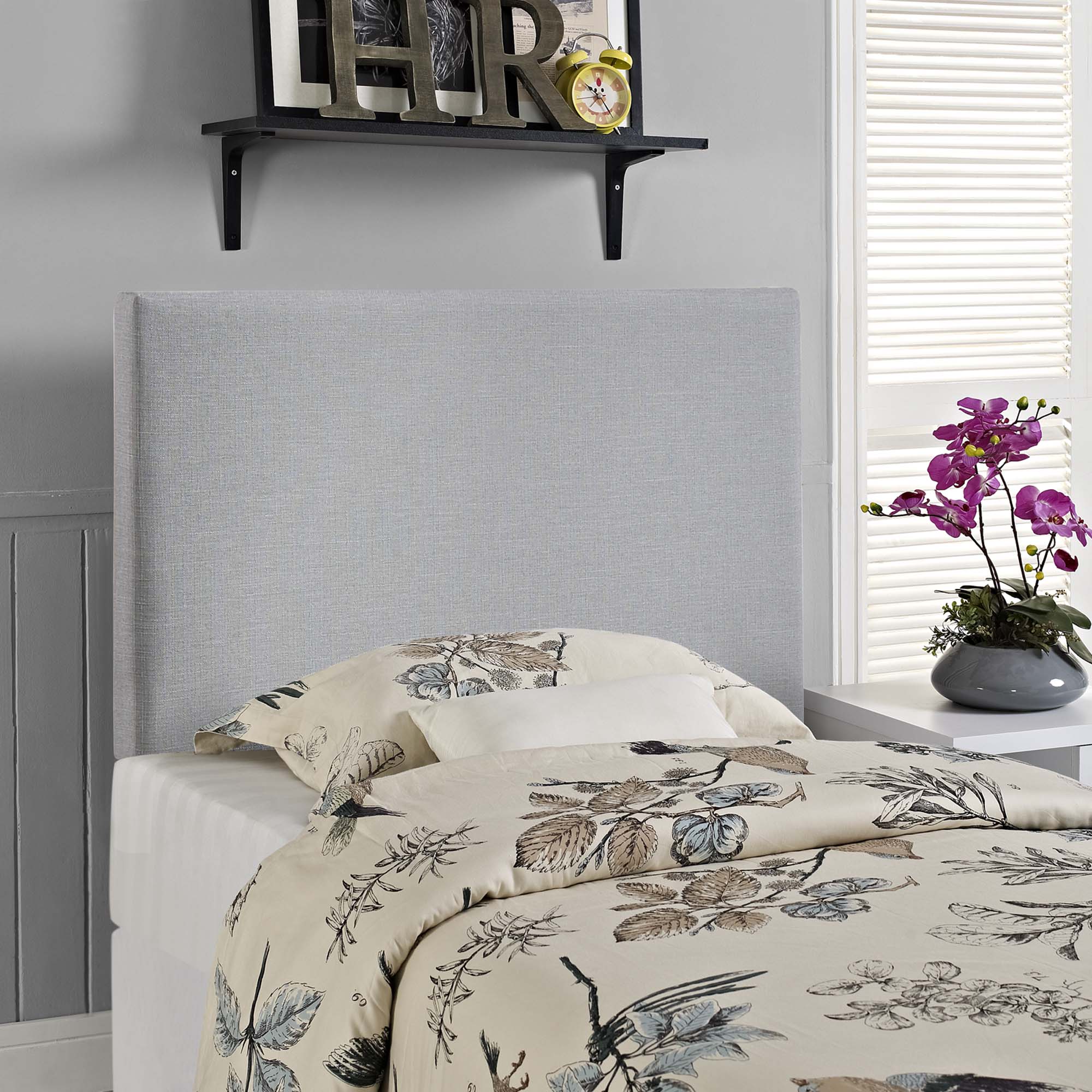 Region Twin Upholstered Fabric Headboard