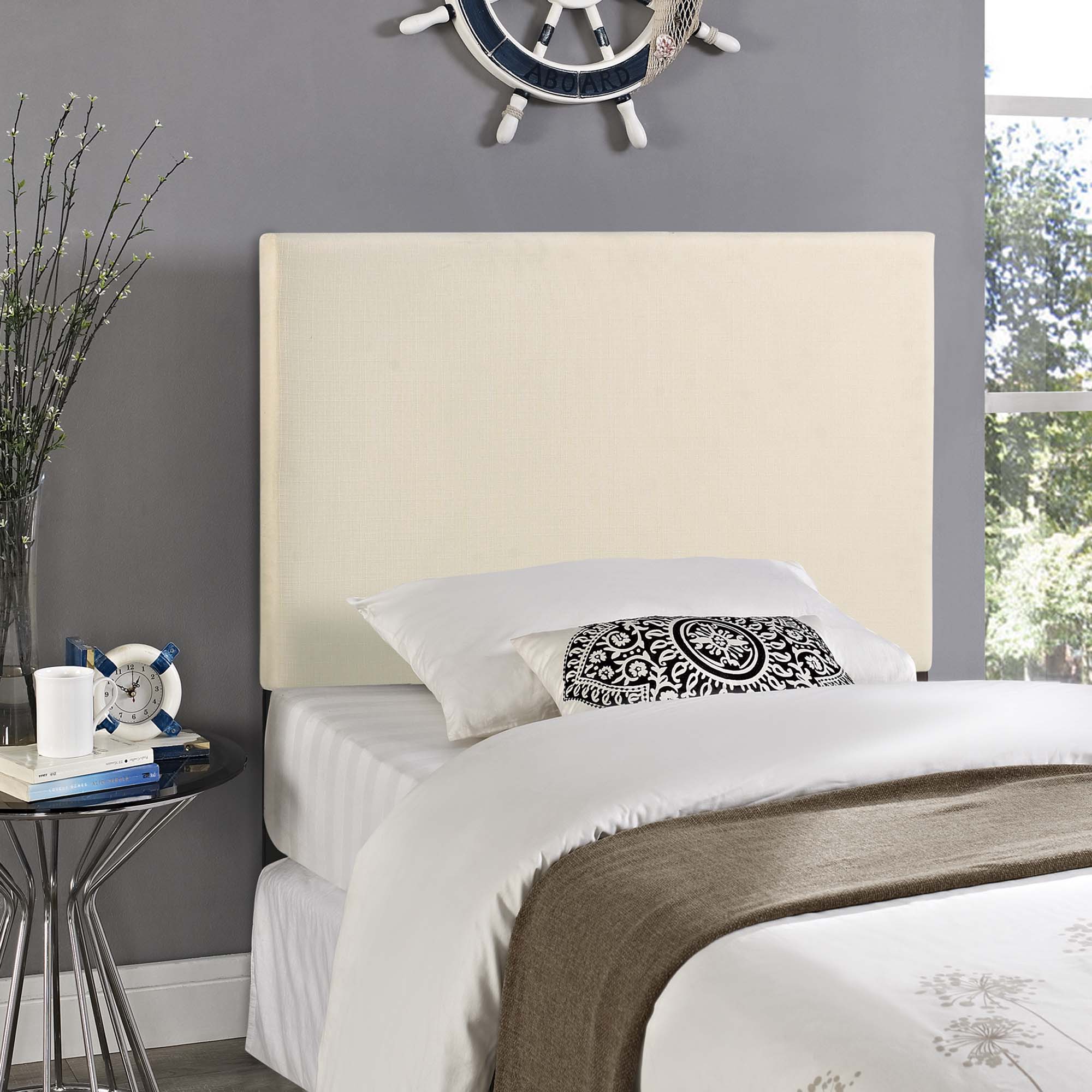 Region Twin Upholstered Fabric Headboard