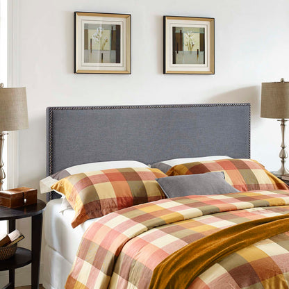Region Nailhead Queen Upholstered Headboard