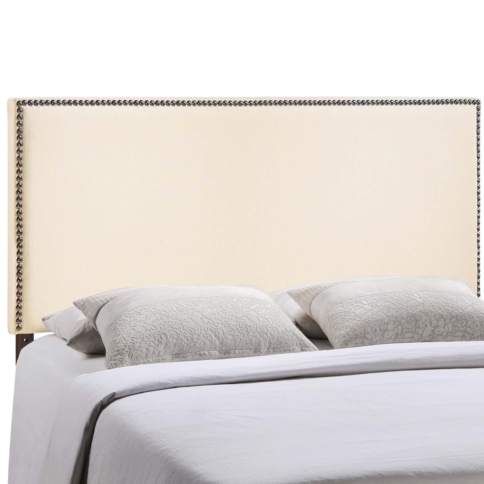 Region Nailhead King Upholstered Headboard