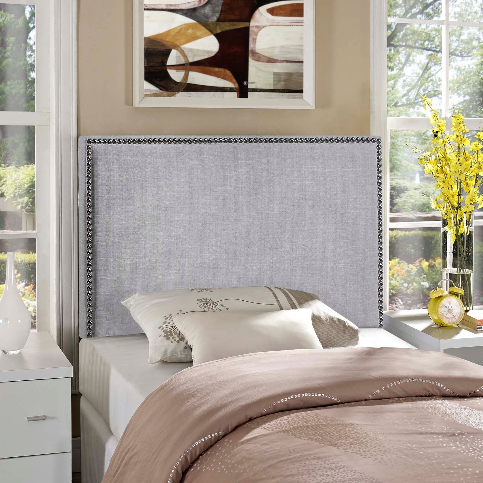 Region Nailhead Twin Upholstered Headboard