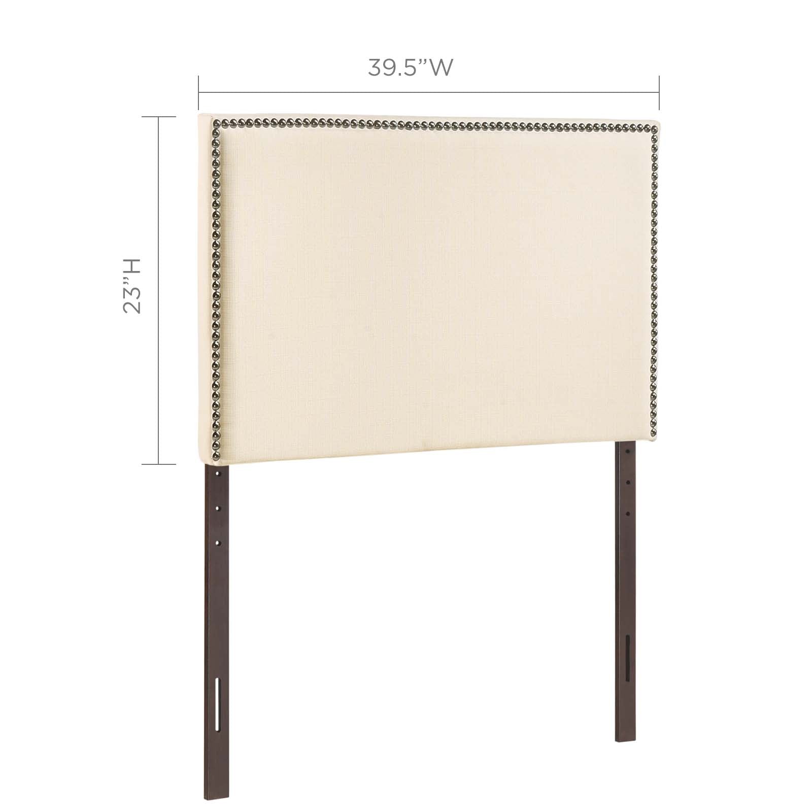 Region Nailhead Twin Upholstered Headboard