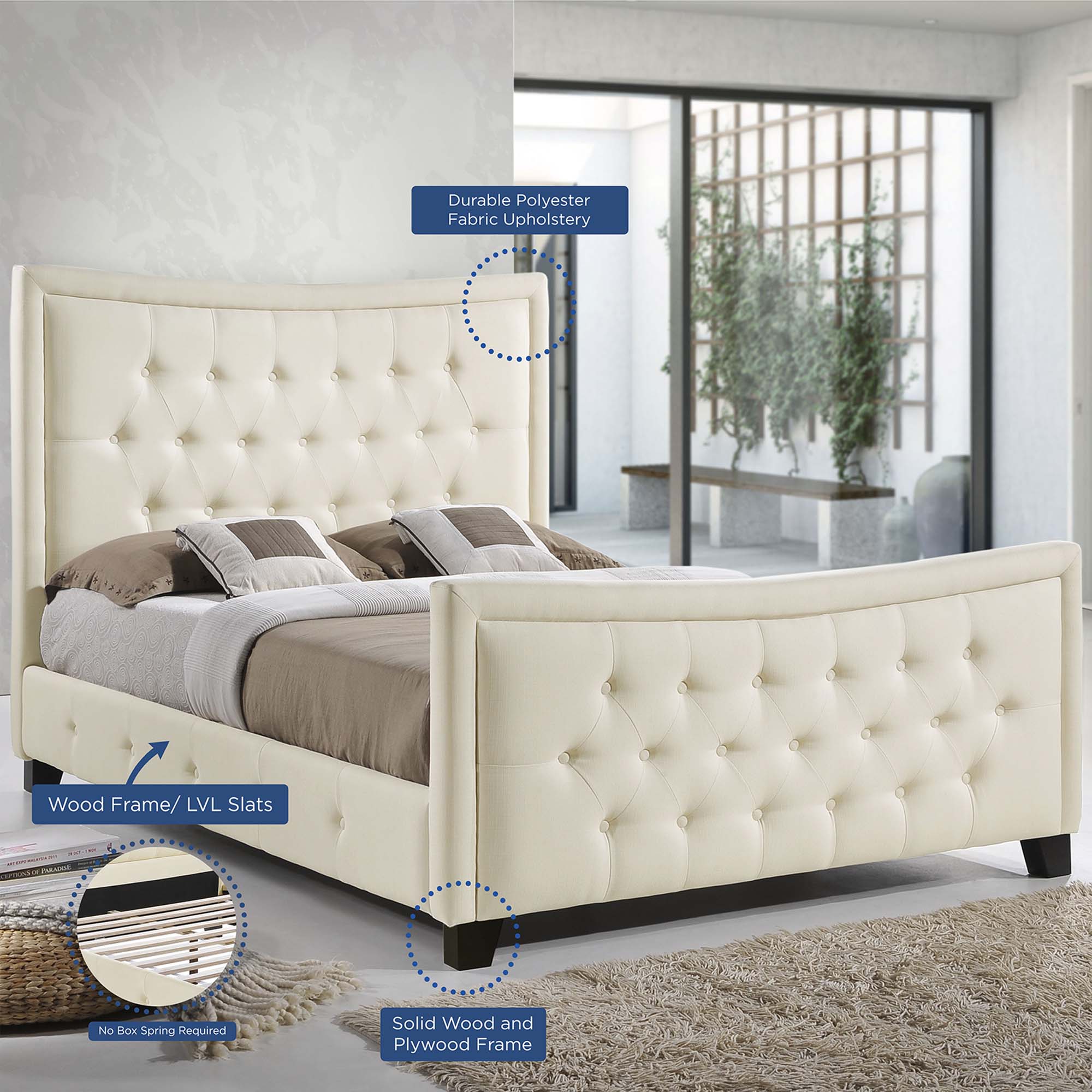 Claire Queen Bed