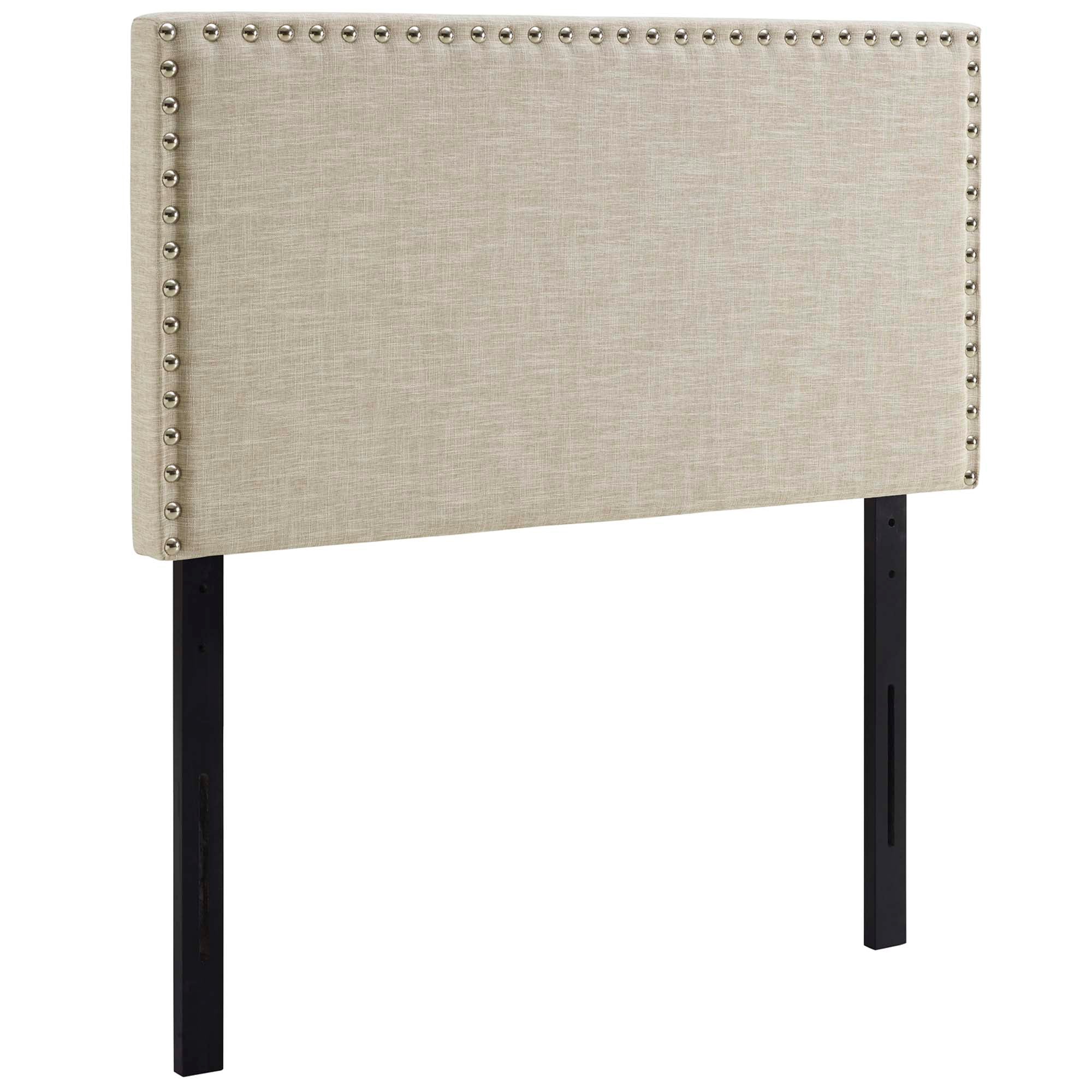 Phoebe Twin Upholstered Fabric Headboard