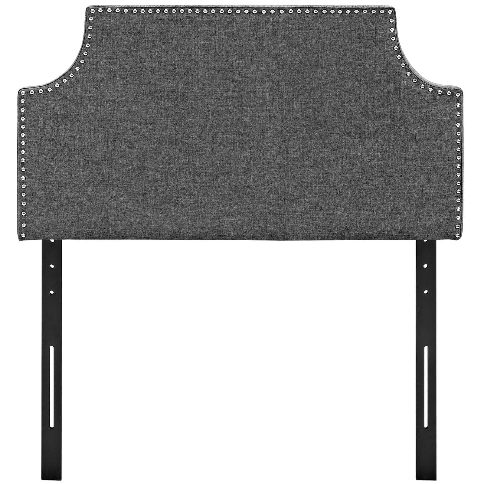 Laura Twin Upholstered Fabric Headboard