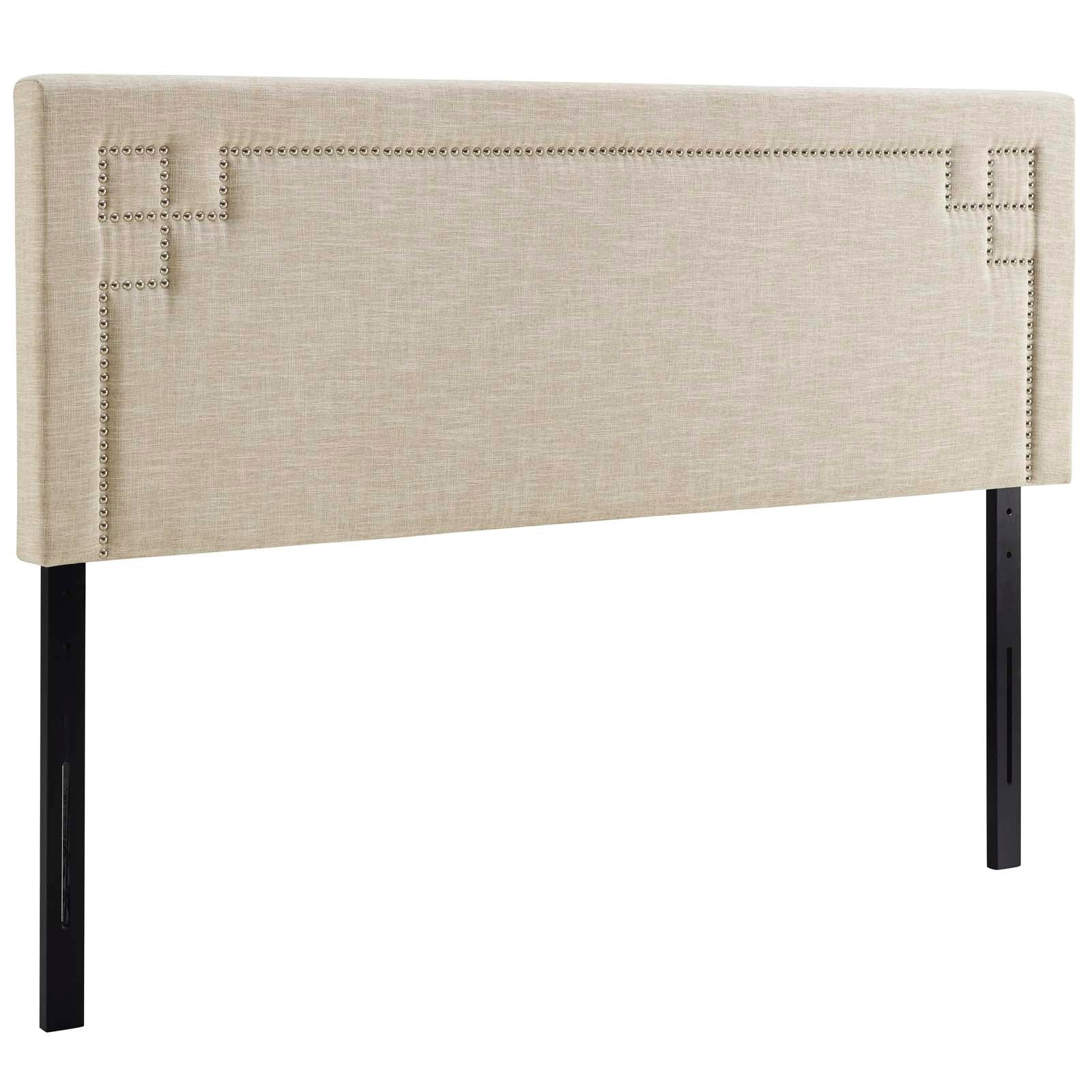 Josie King Upholstered Fabric Headboard