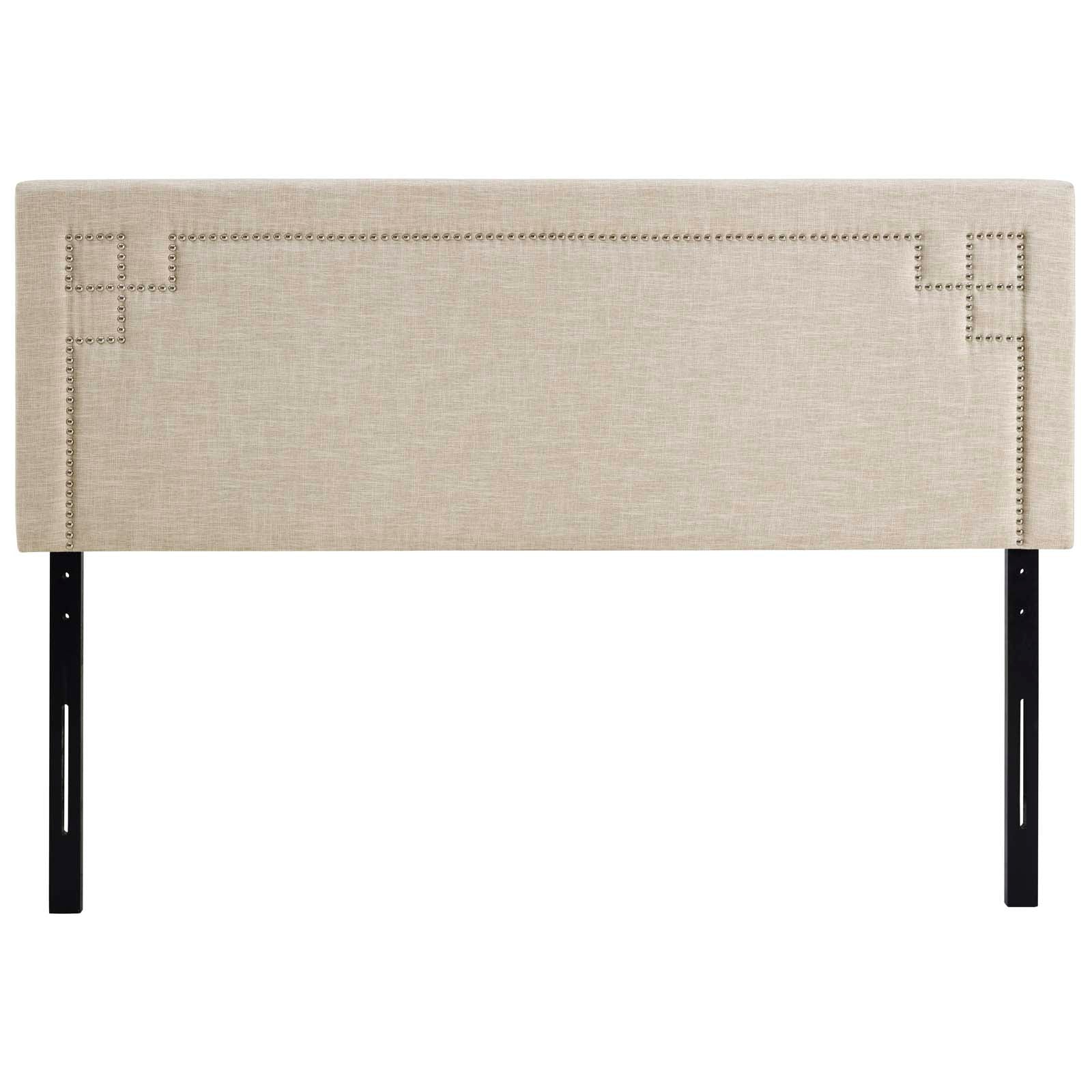 Josie King Upholstered Fabric Headboard