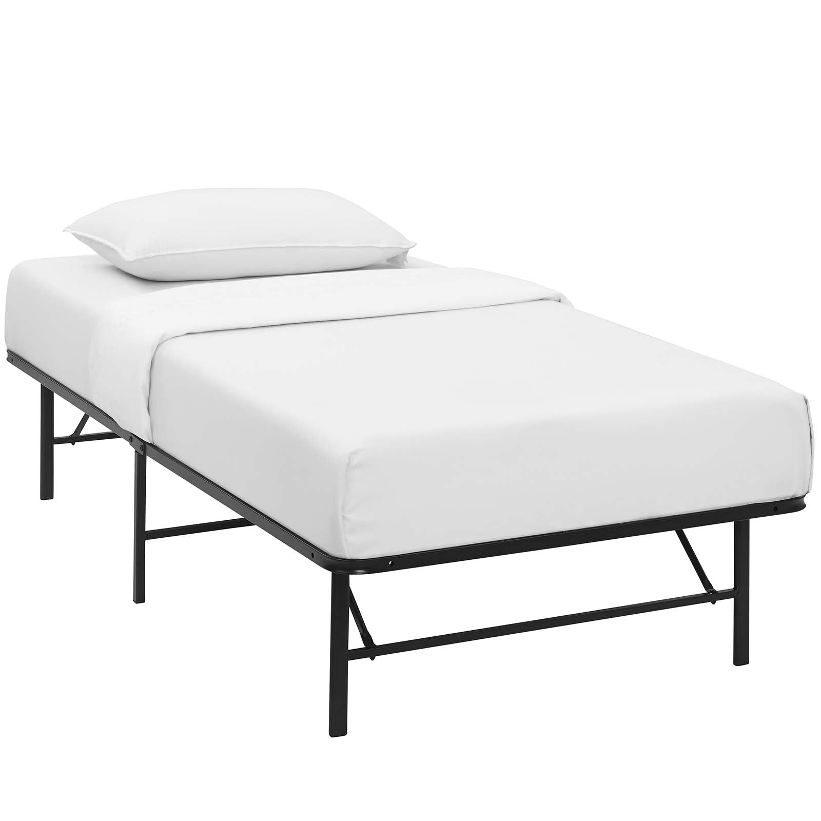 Horizon Twin Stainless Steel Bed Frame