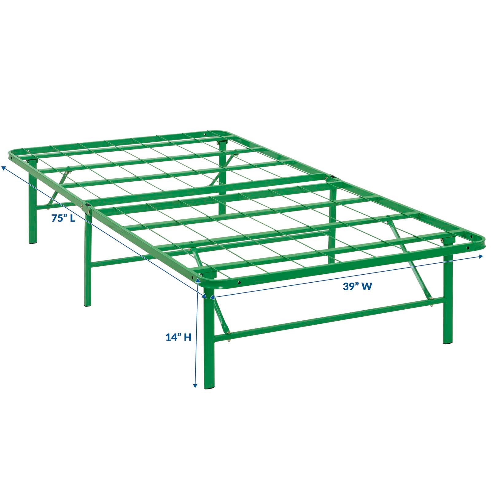 Horizon Twin Stainless Steel Bed Frame