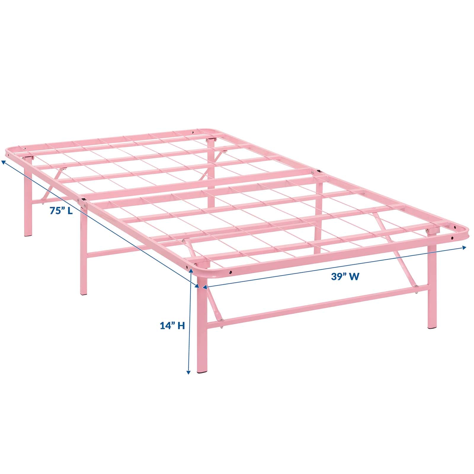 Horizon Twin Stainless Steel Bed Frame