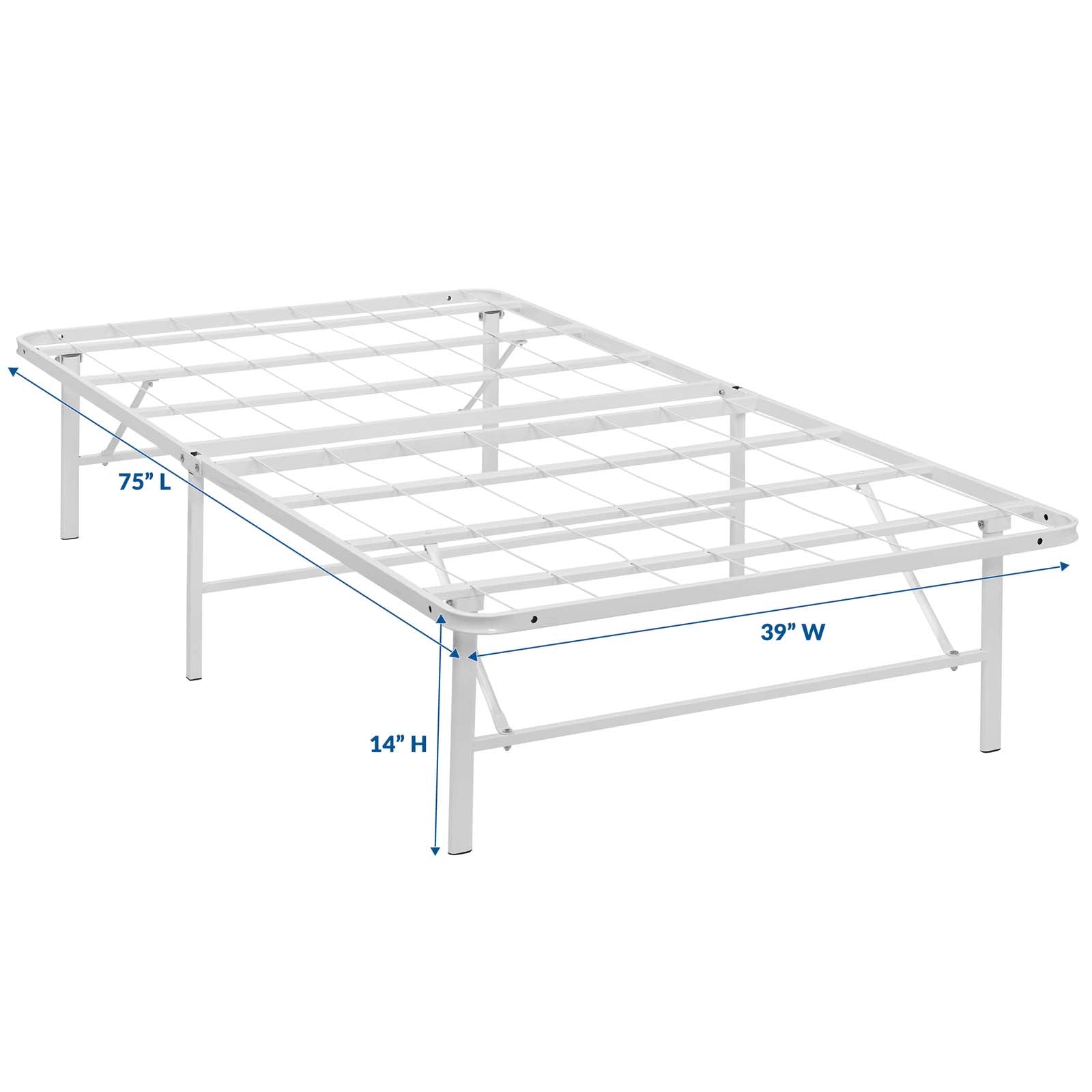 Horizon Twin Stainless Steel Bed Frame