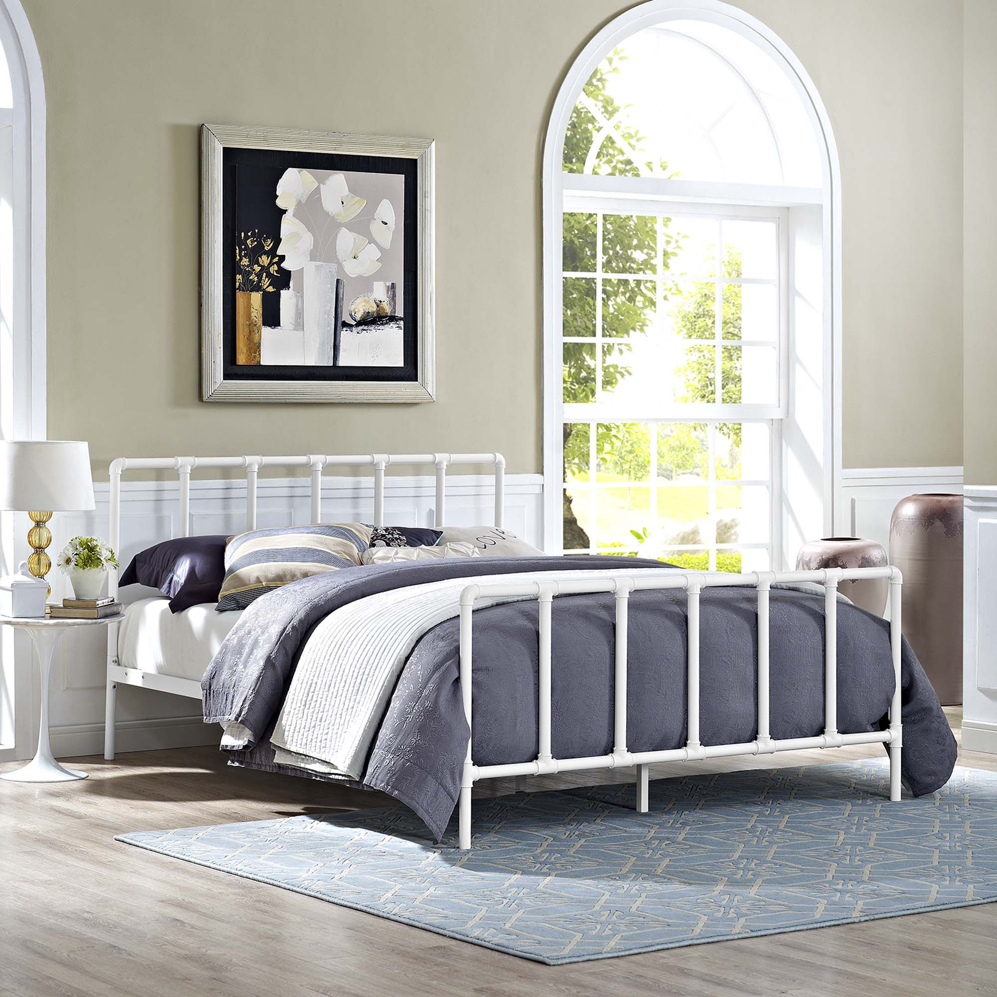 Dower Queen Stainless Steel Bed