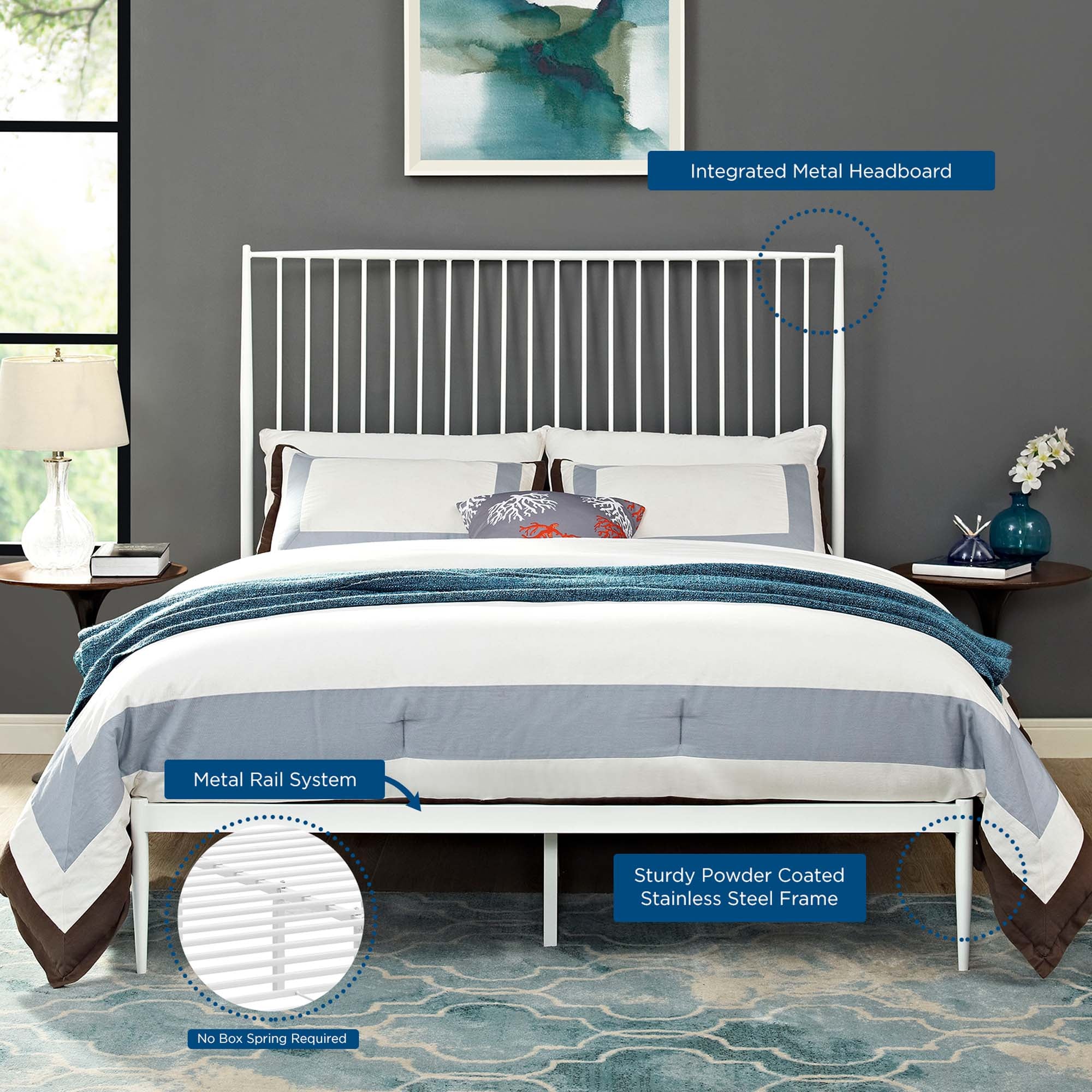 Annika Queen Platform Bed