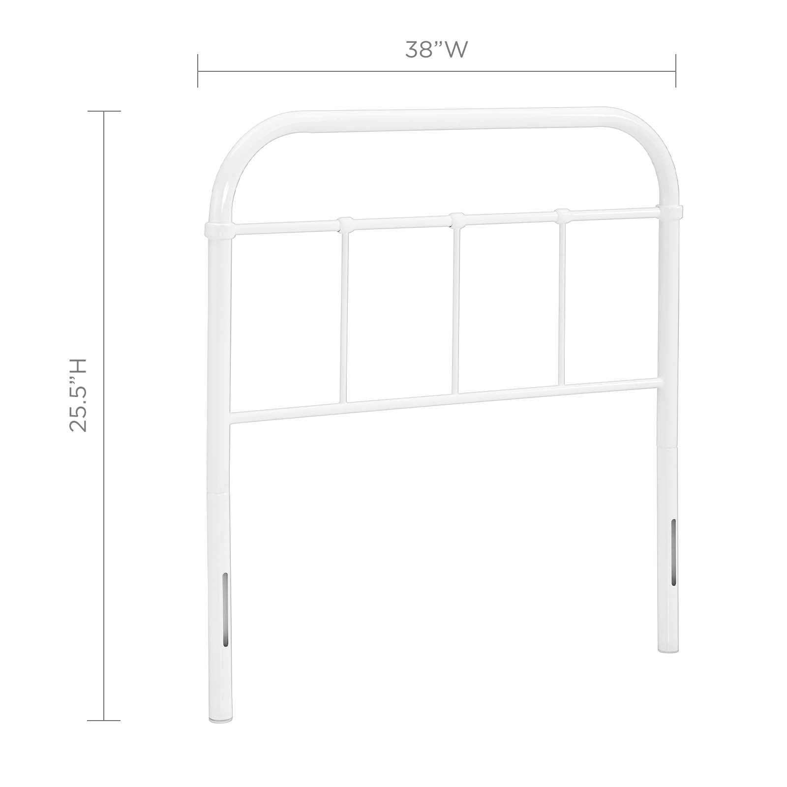 Serena Twin Steel Headboard