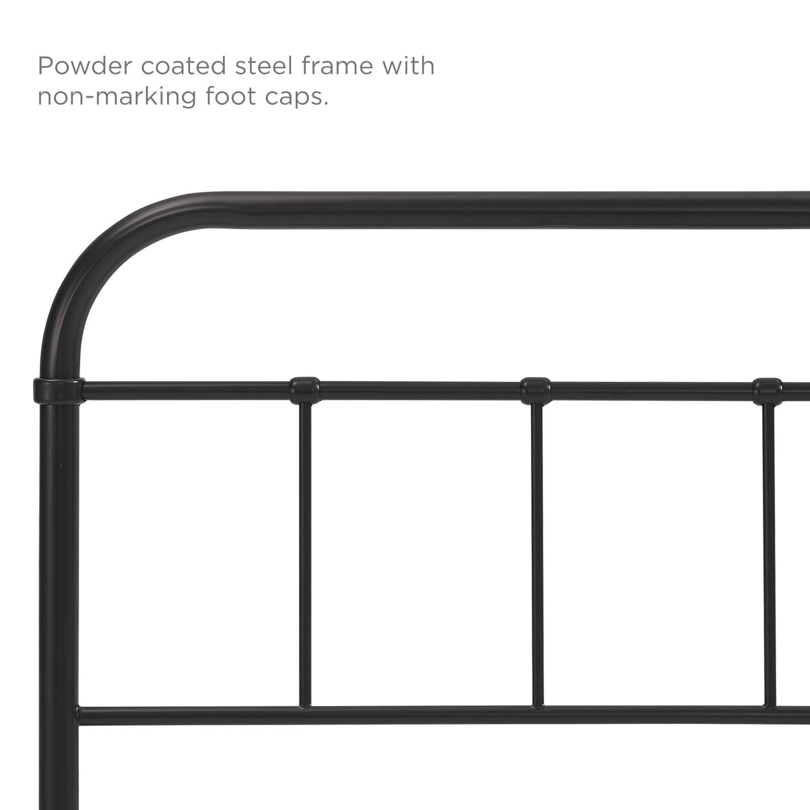 Serena King Steel Headboard