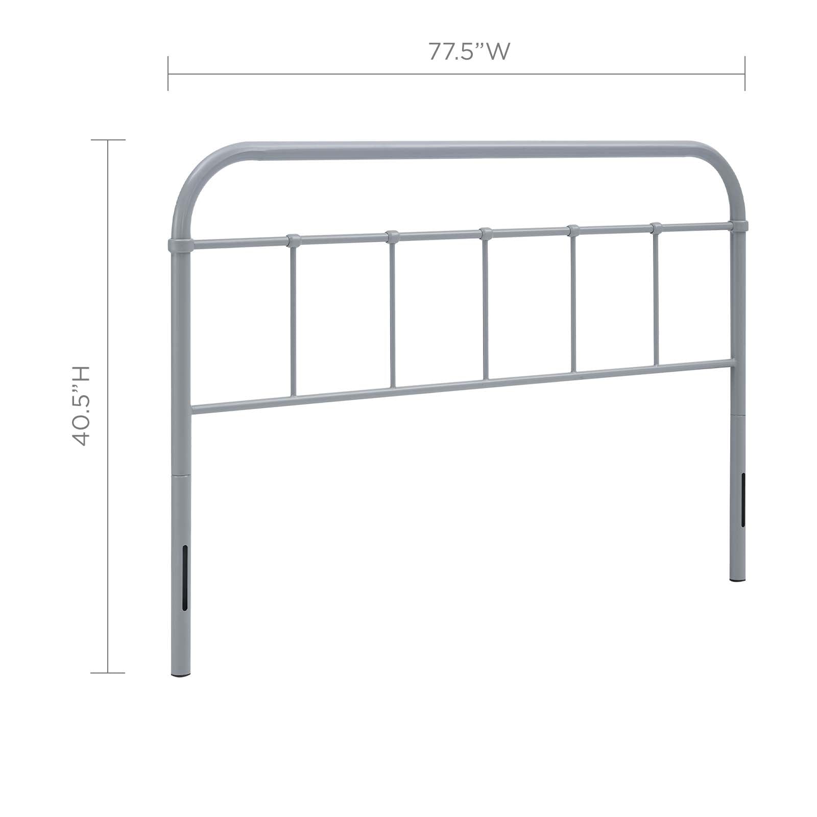 Serena King Steel Headboard