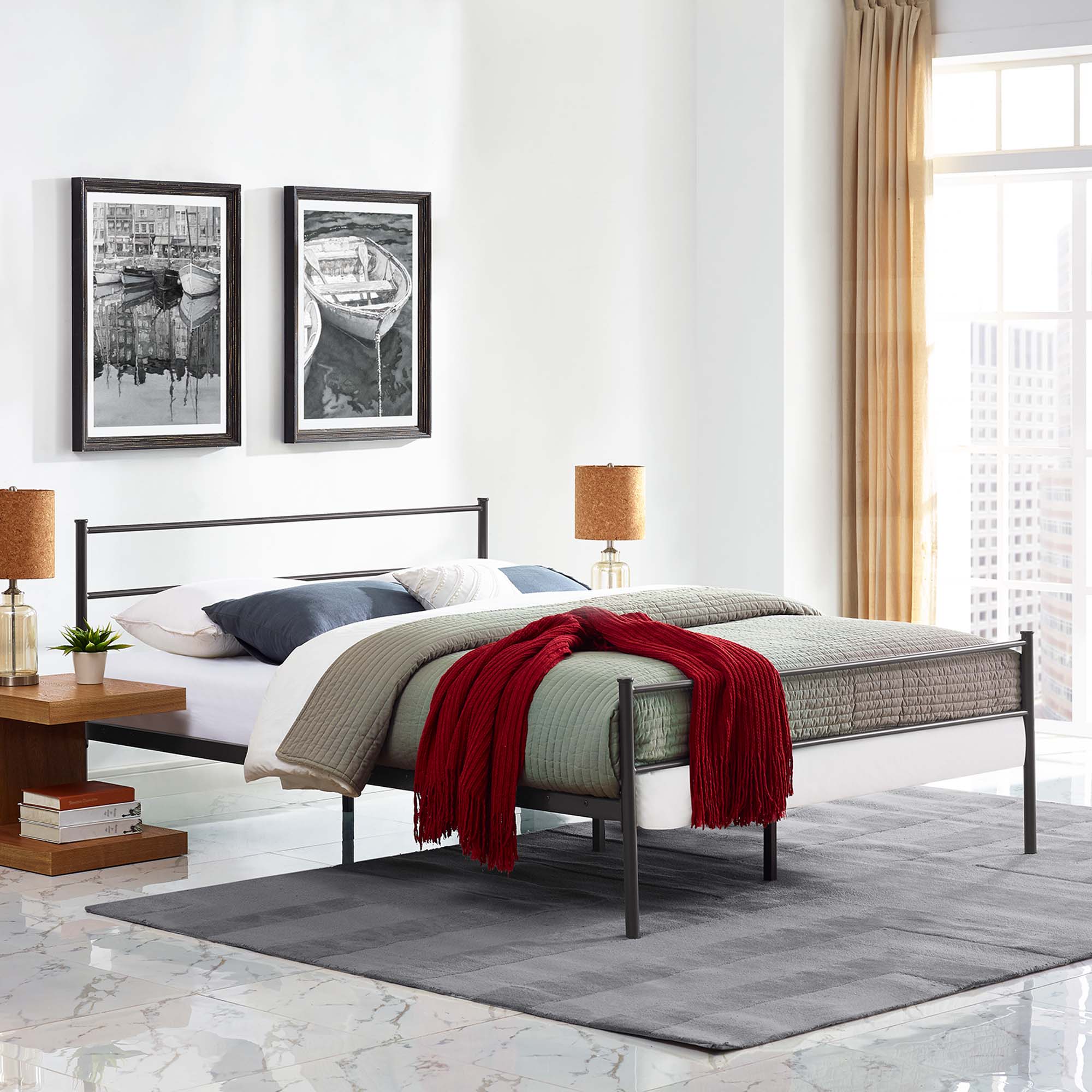 Alina Full Platform Bed Frame