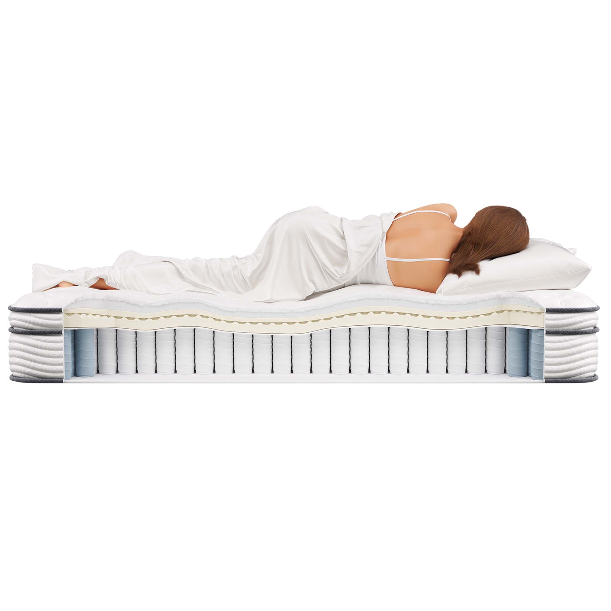 Jenna 10" Innerspring and Foam Full Mattress