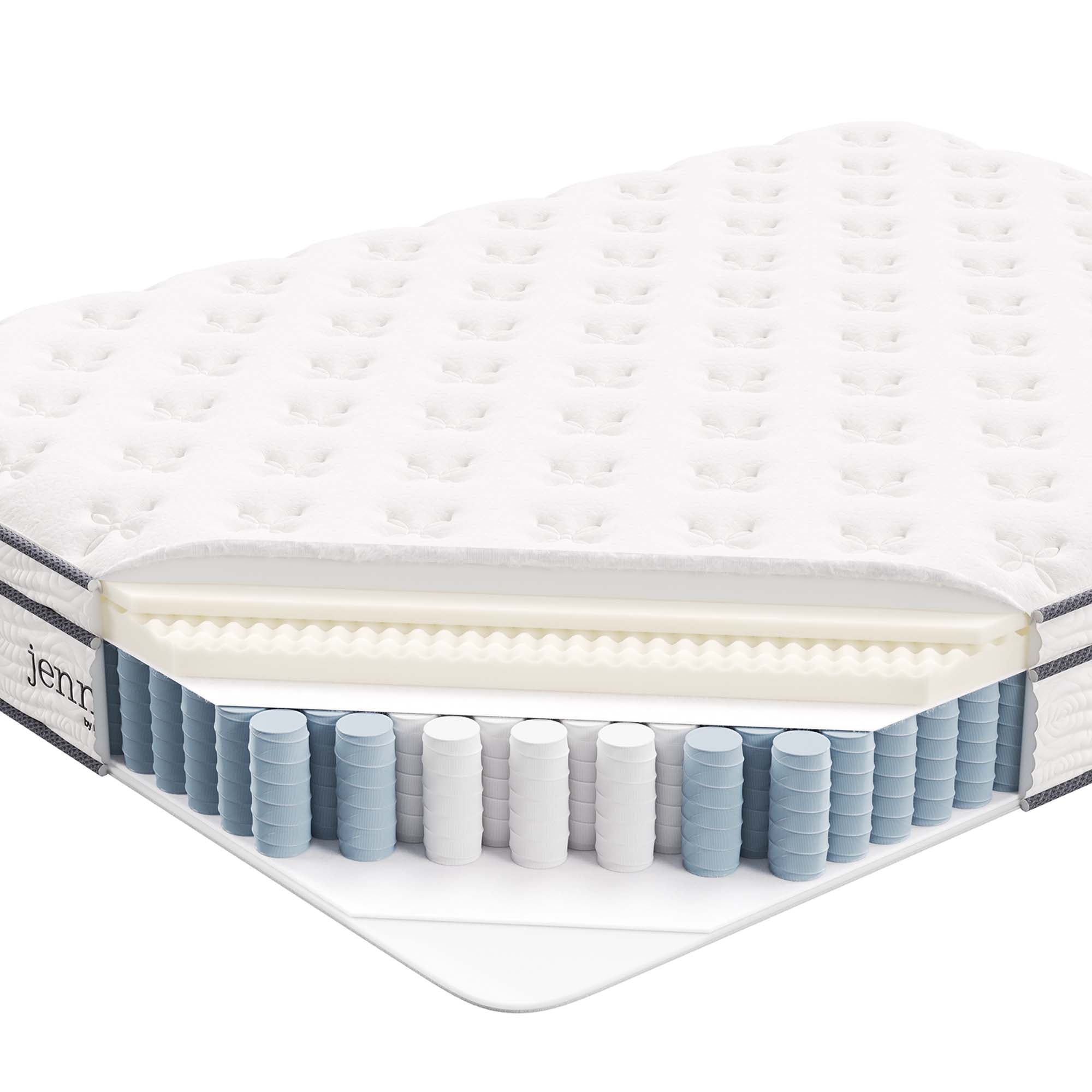 Jenna 10" Innerspring and Foam Queen Mattress