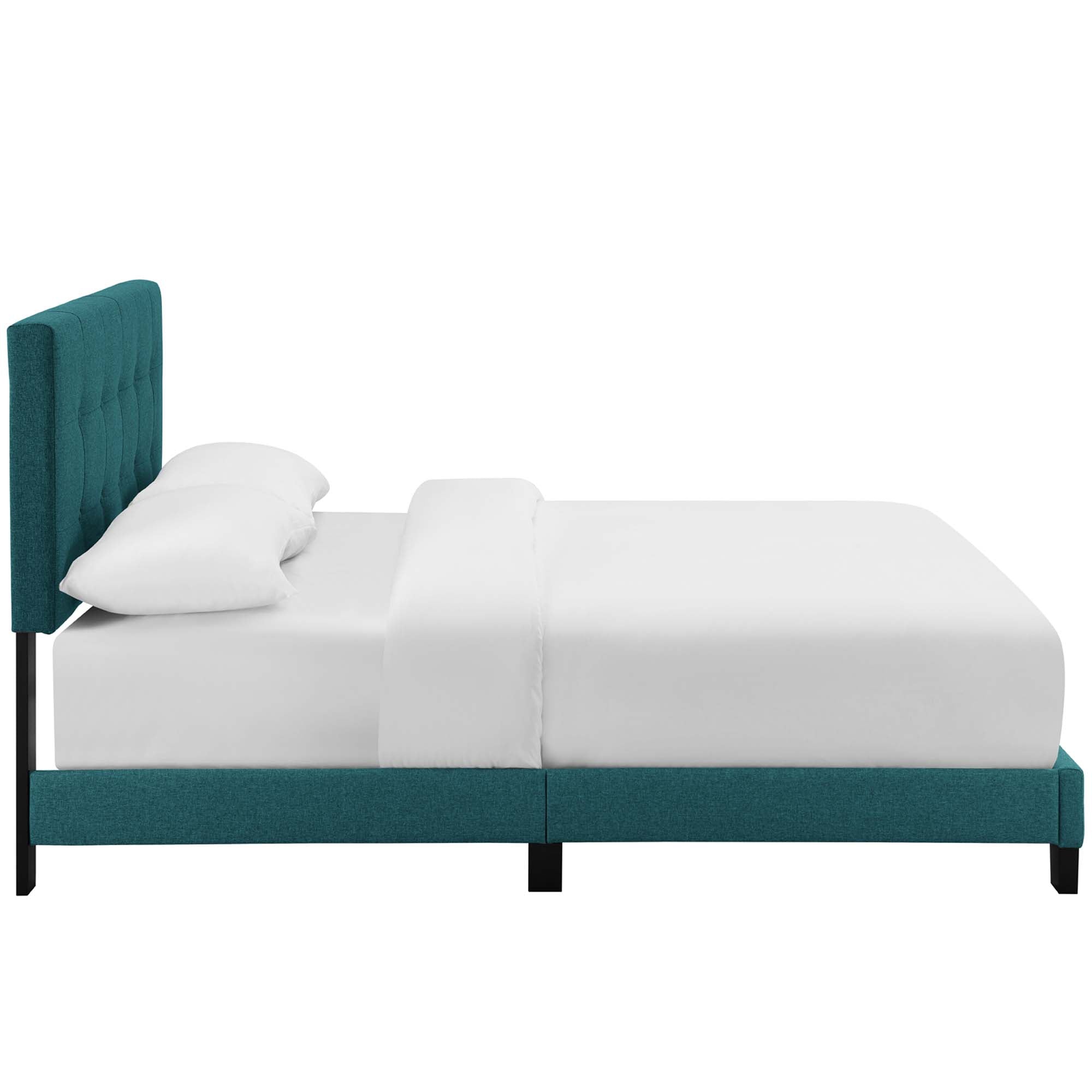 Amira King Upholstered Fabric Bed