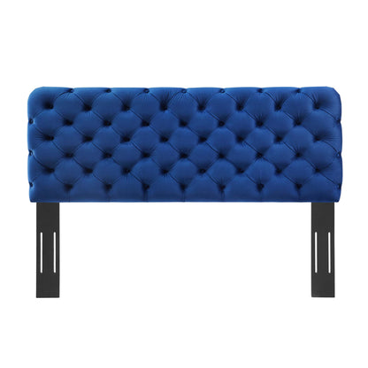 Lizzy Tufted Twin Performance Velvet Headboard