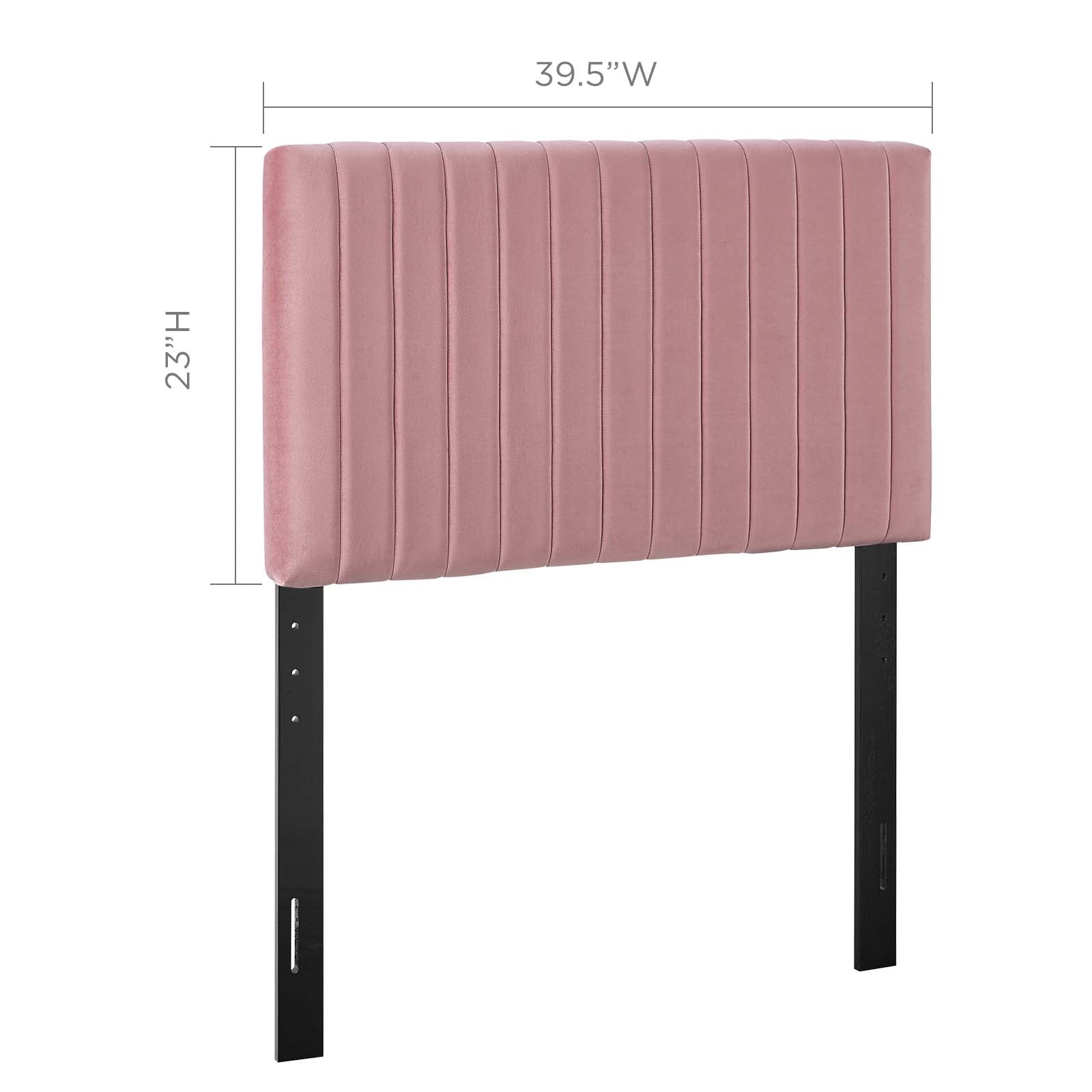 Keira Twin Performance Velvet Headboard