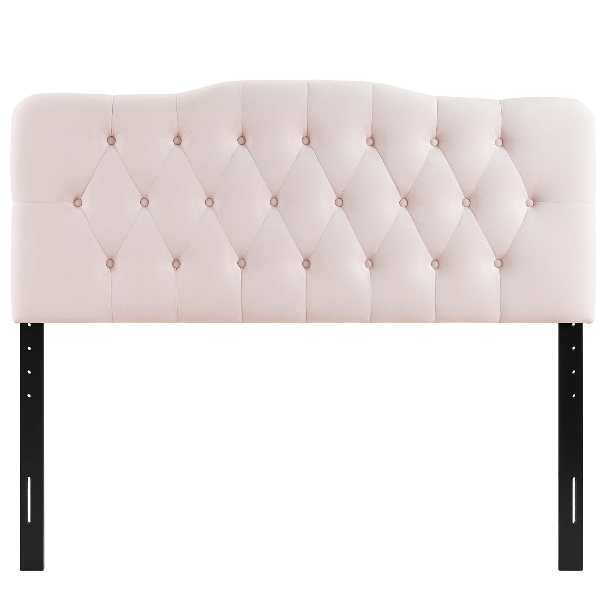 Annabel King Diamond Tufted Performance Velvet Headboard