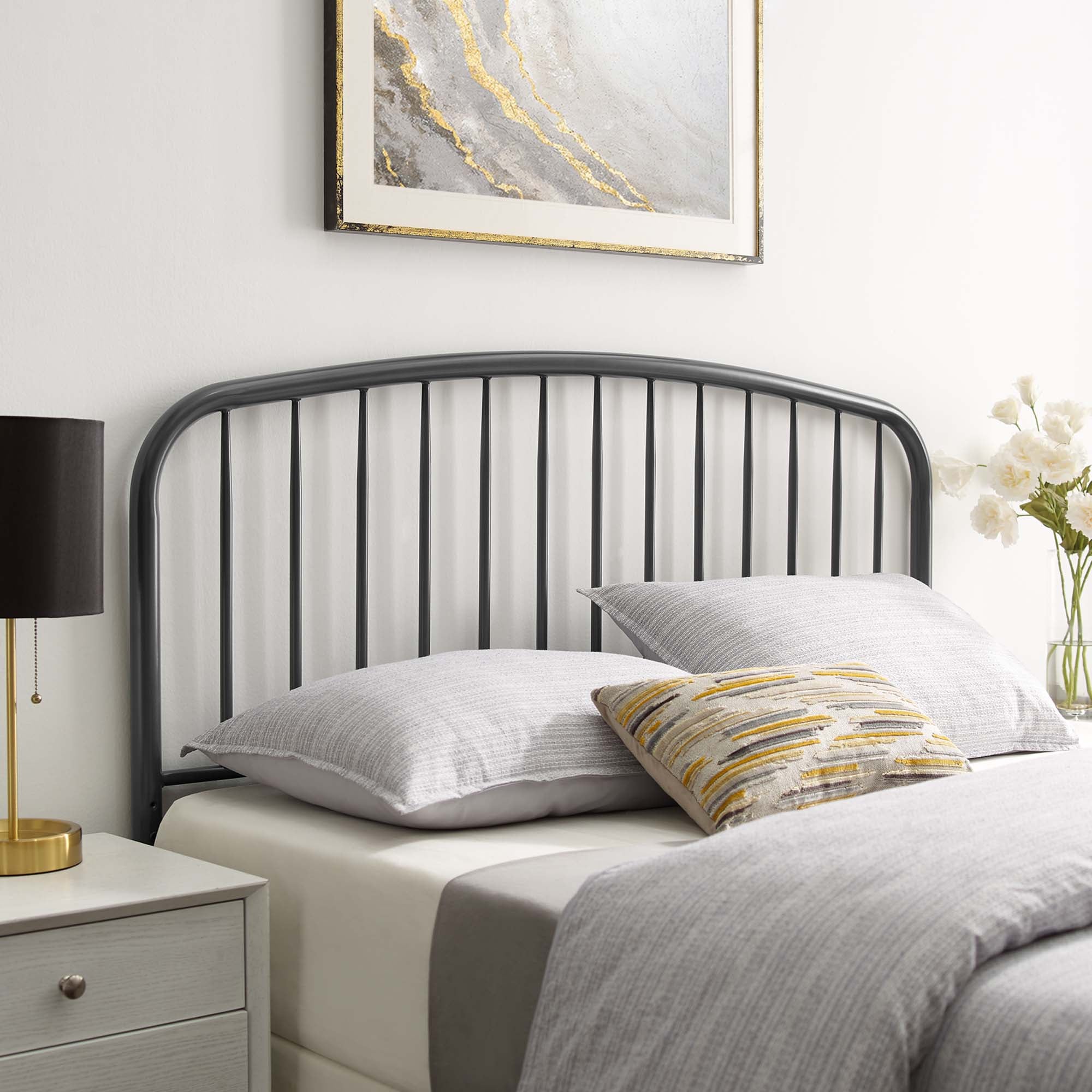 Nova Queen Metal Headboard