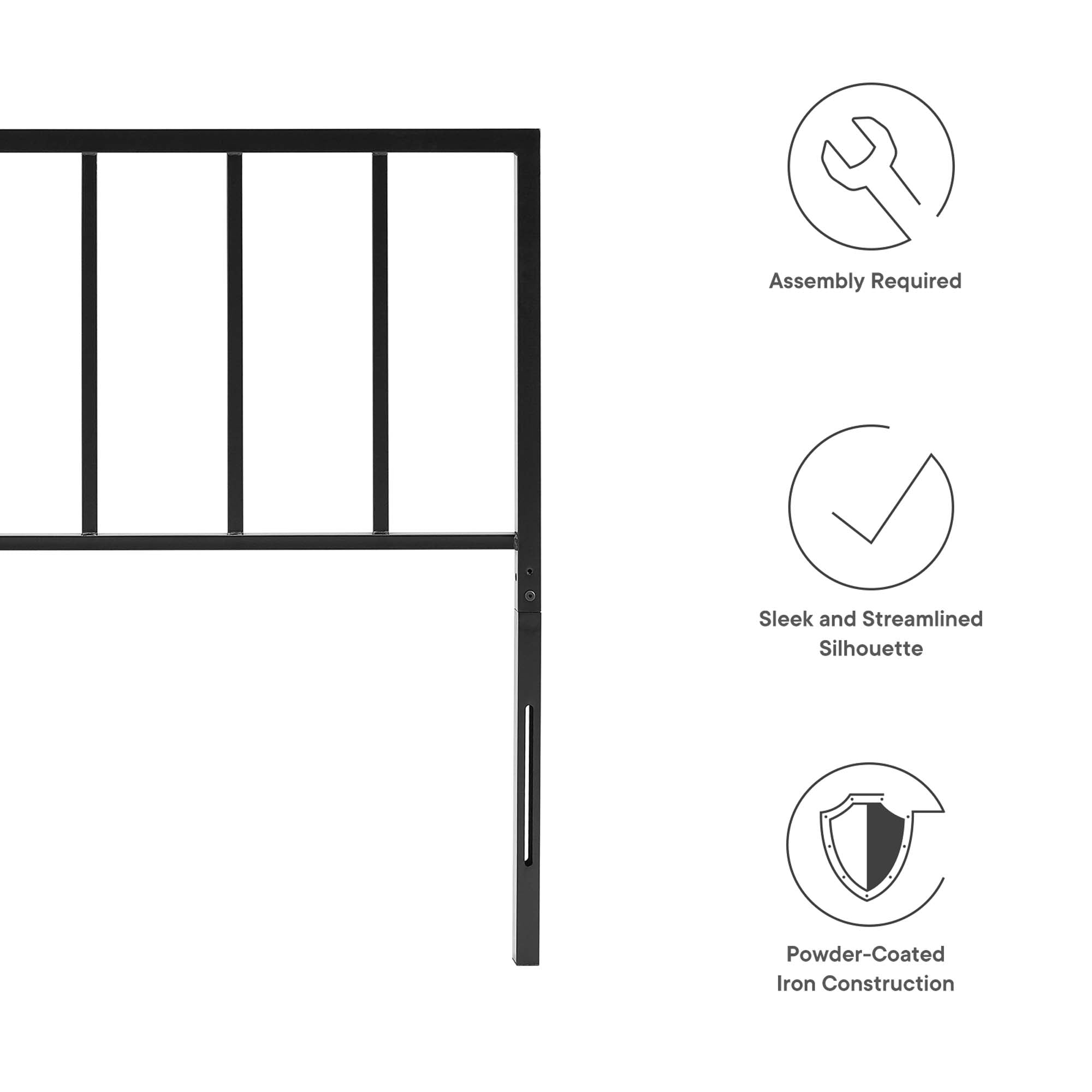 Tatum Full Metal Headboard