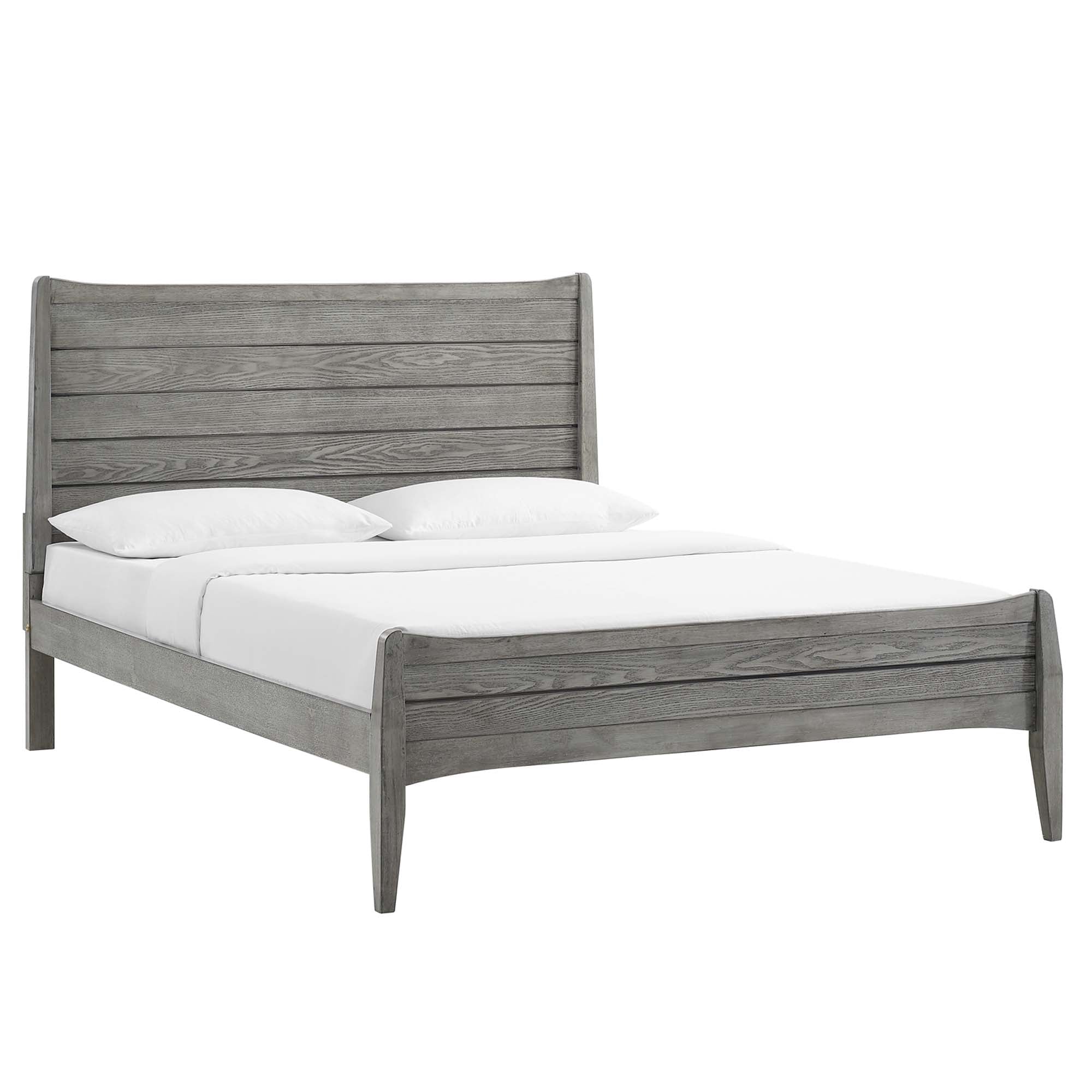 Georgia Queen Wood Platform Bed