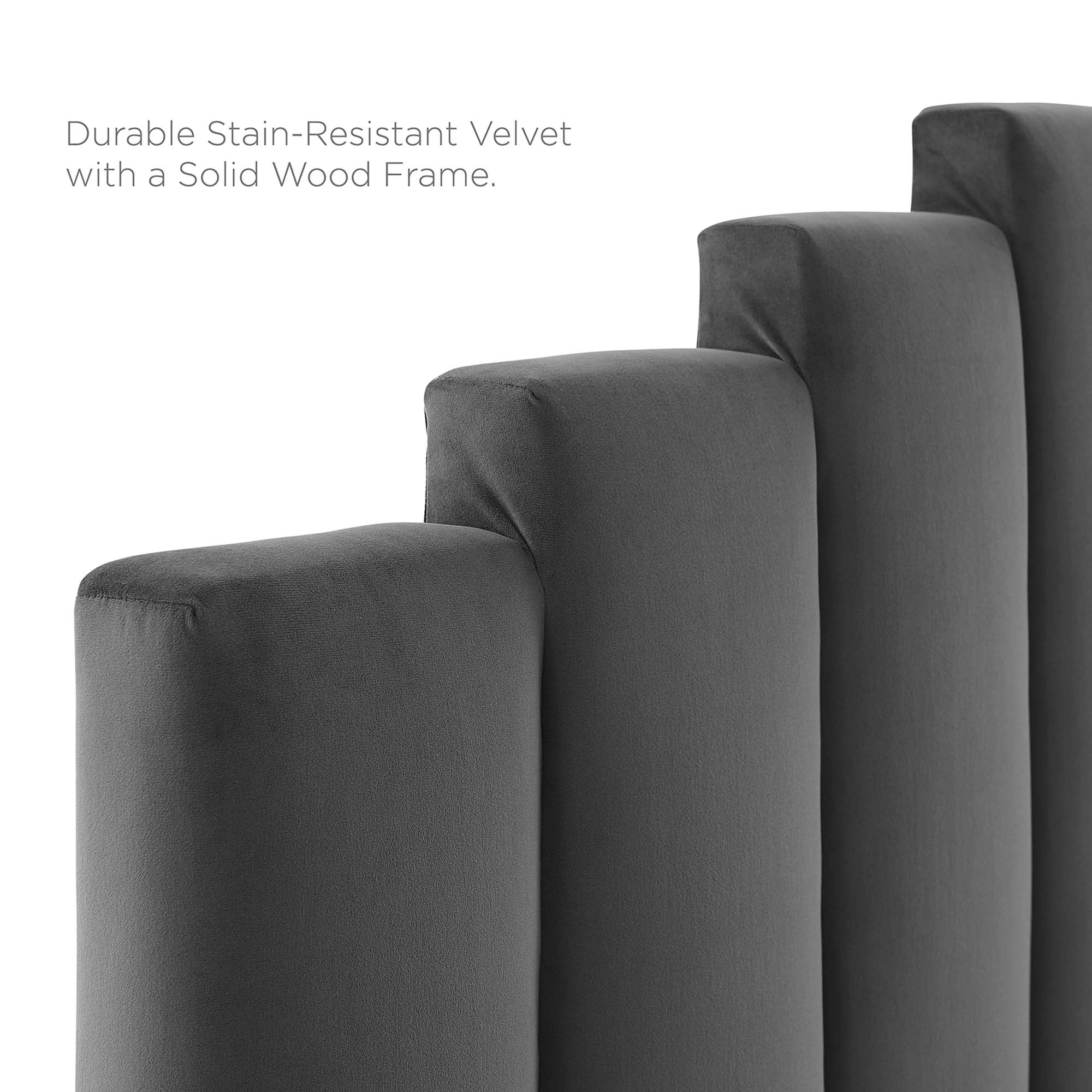 Noelle Performance Velvet Full/Queen Headboard