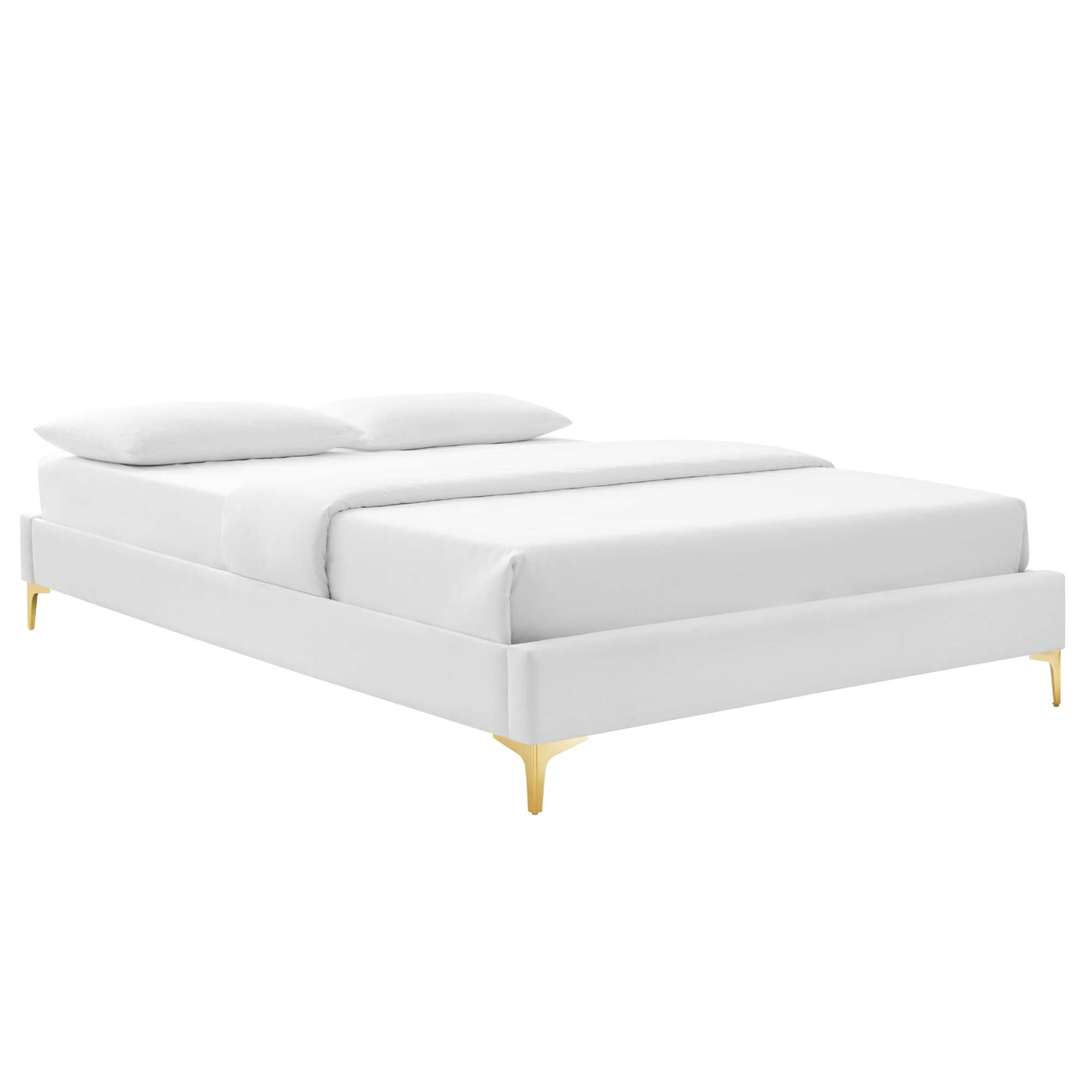 Sutton Twin Performance Velvet Bed Frame