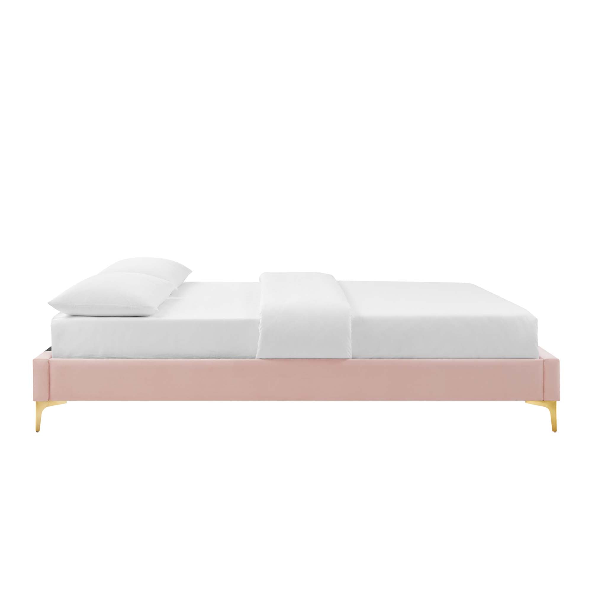 Sutton Full Performance Velvet Bed Frame