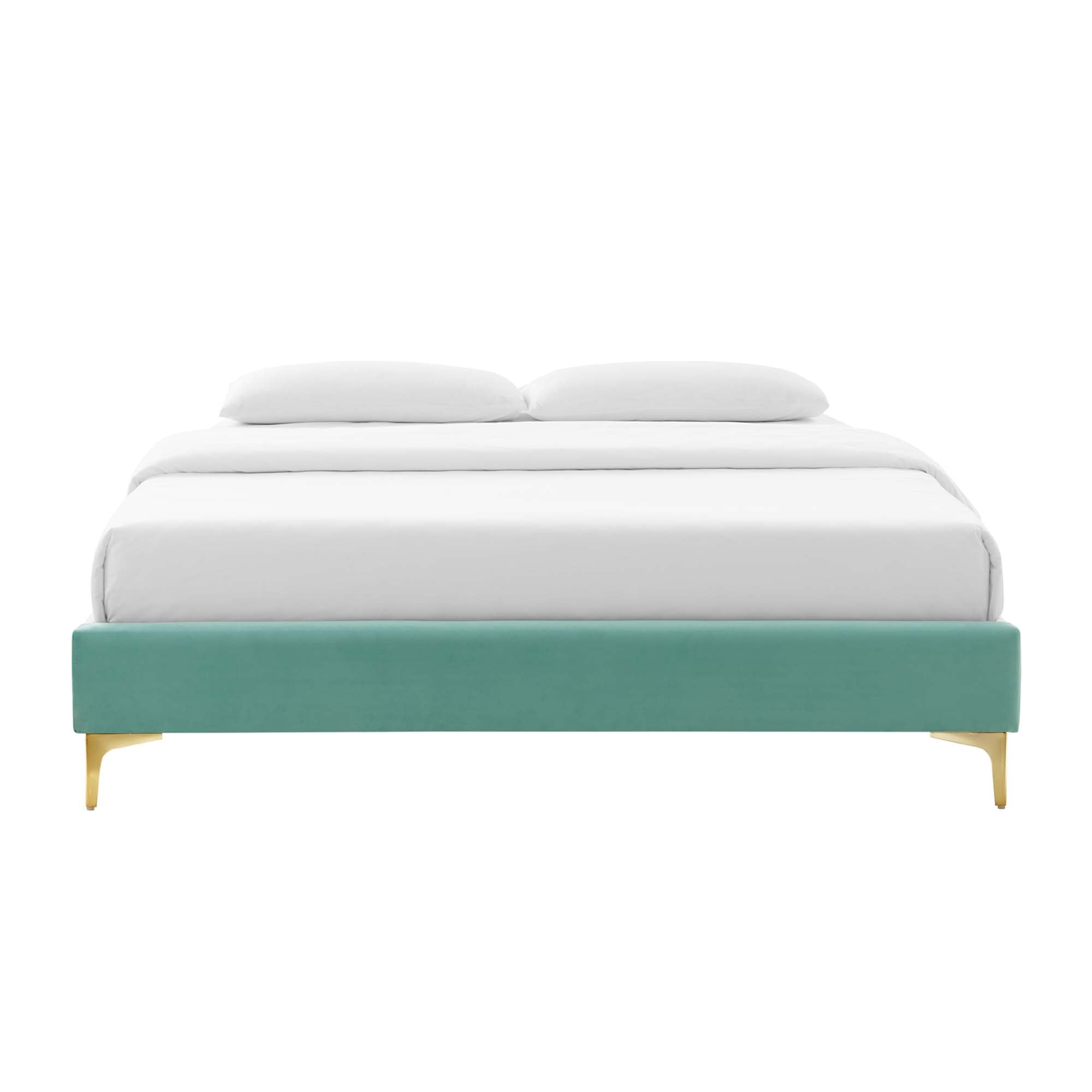 Sutton King Performance Velvet Bed Frame