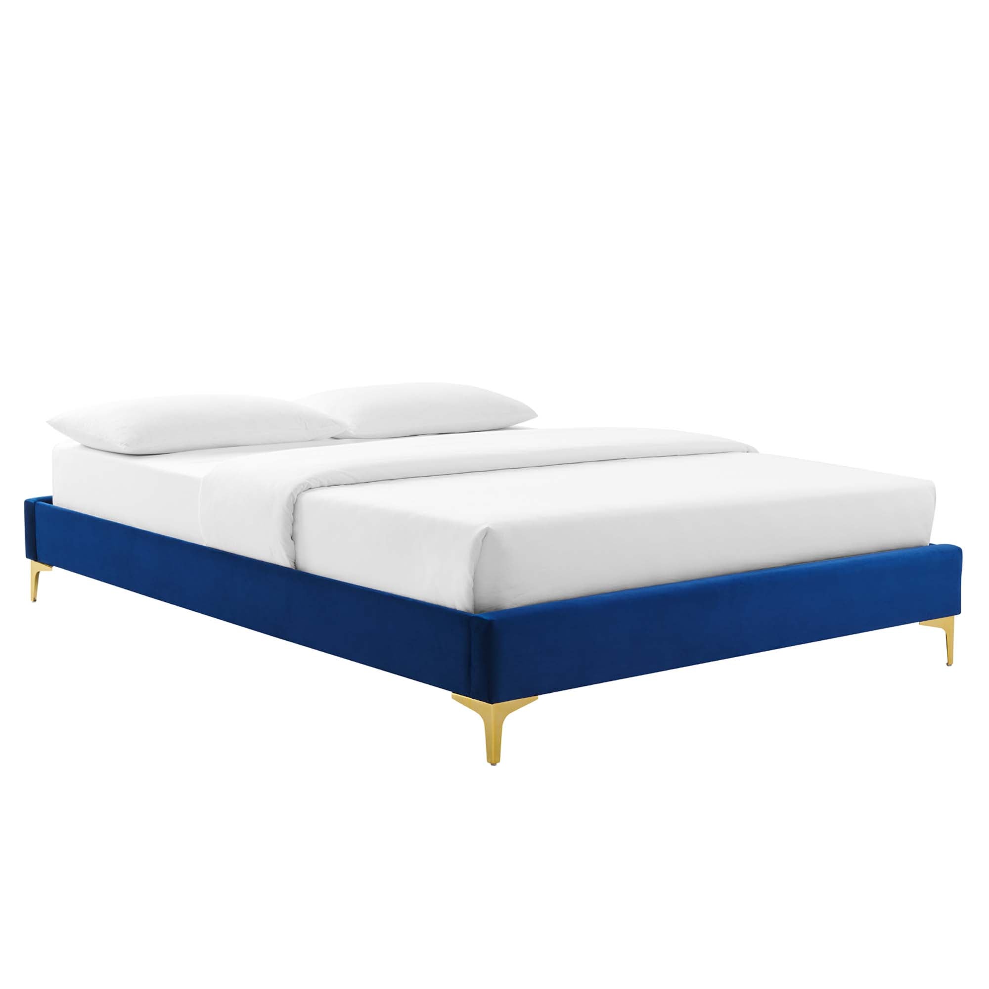 Sutton King Performance Velvet Bed Frame