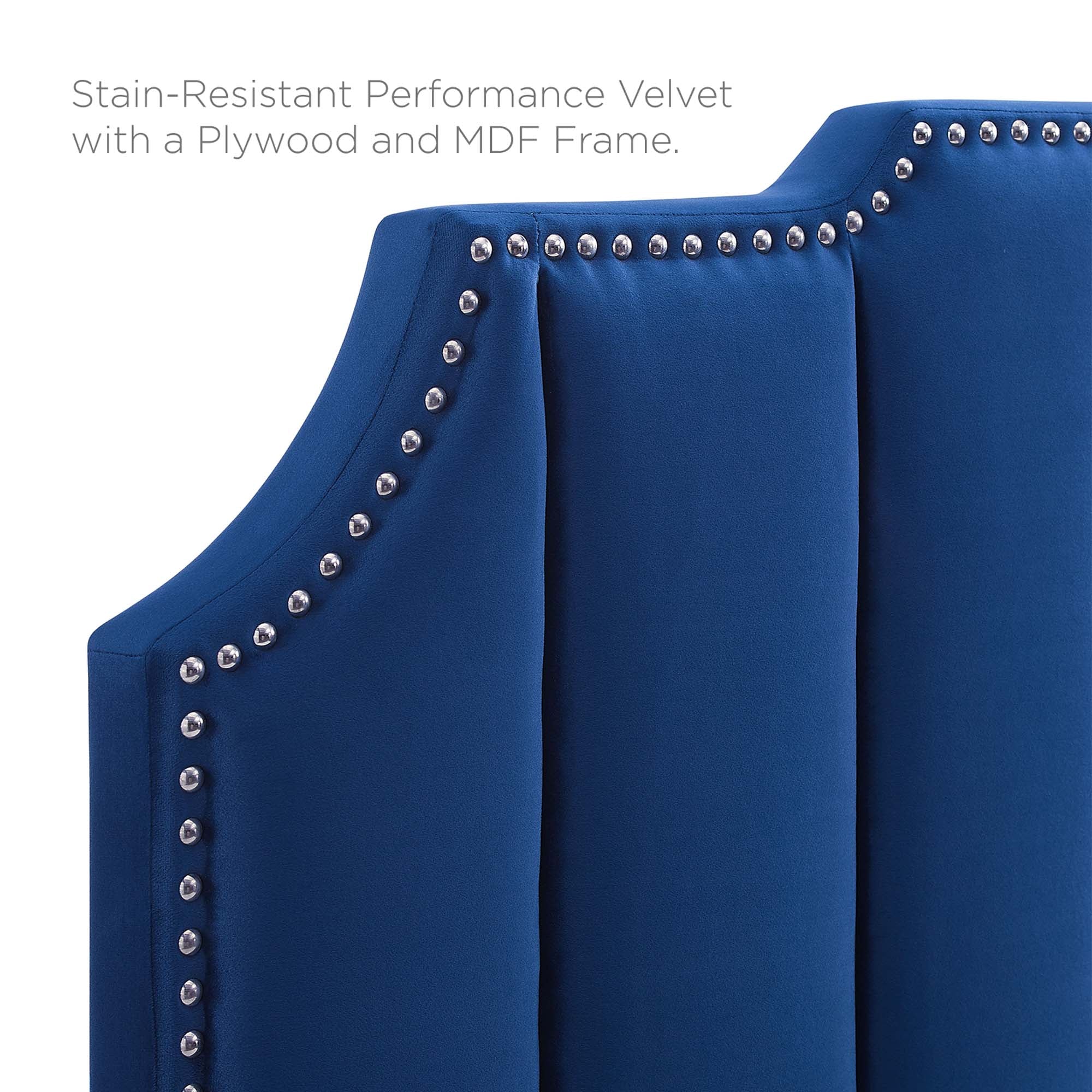 Rosalind Performance Velvet King/California King Headboard