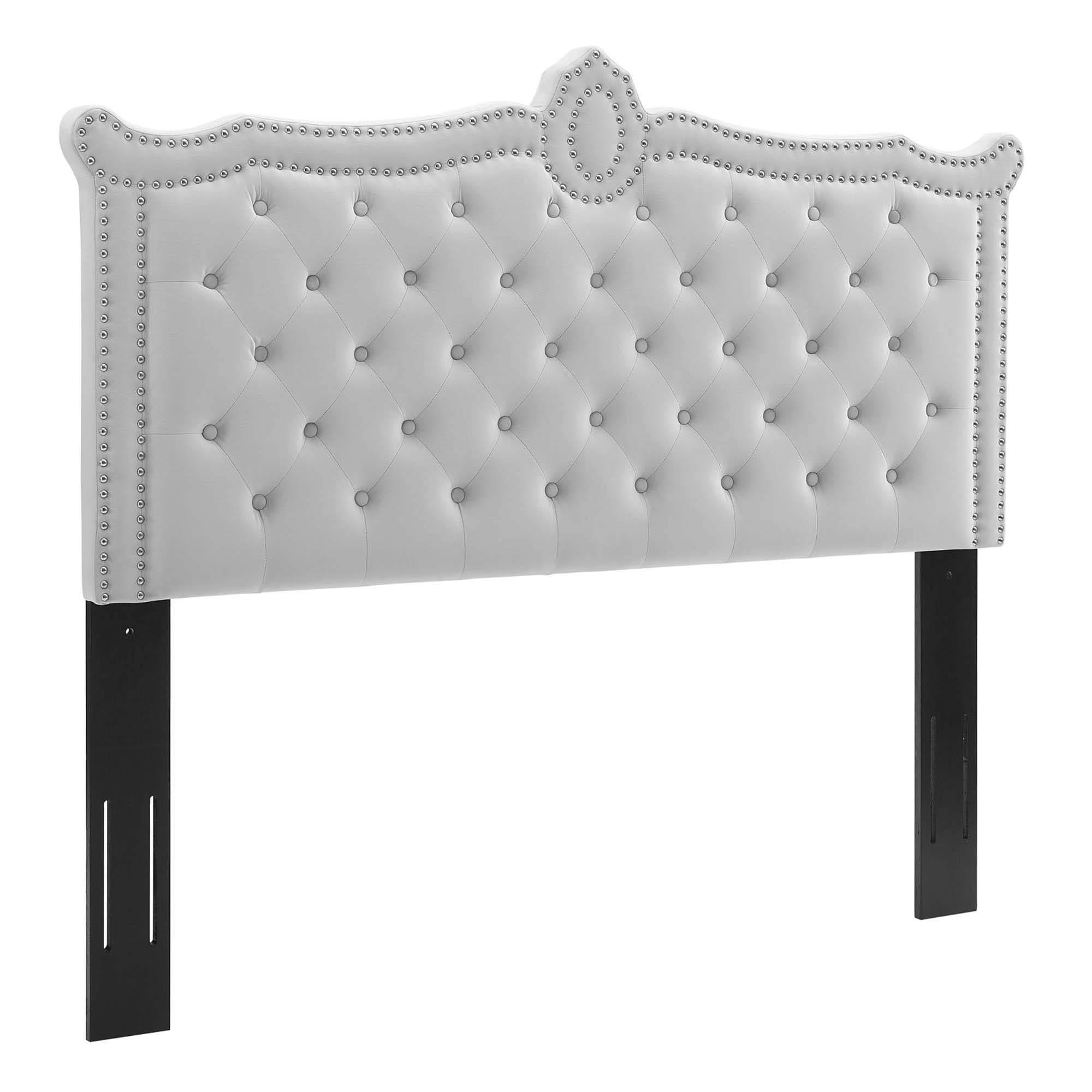 Louisa Tufted Performance Velvet Twin Headboard