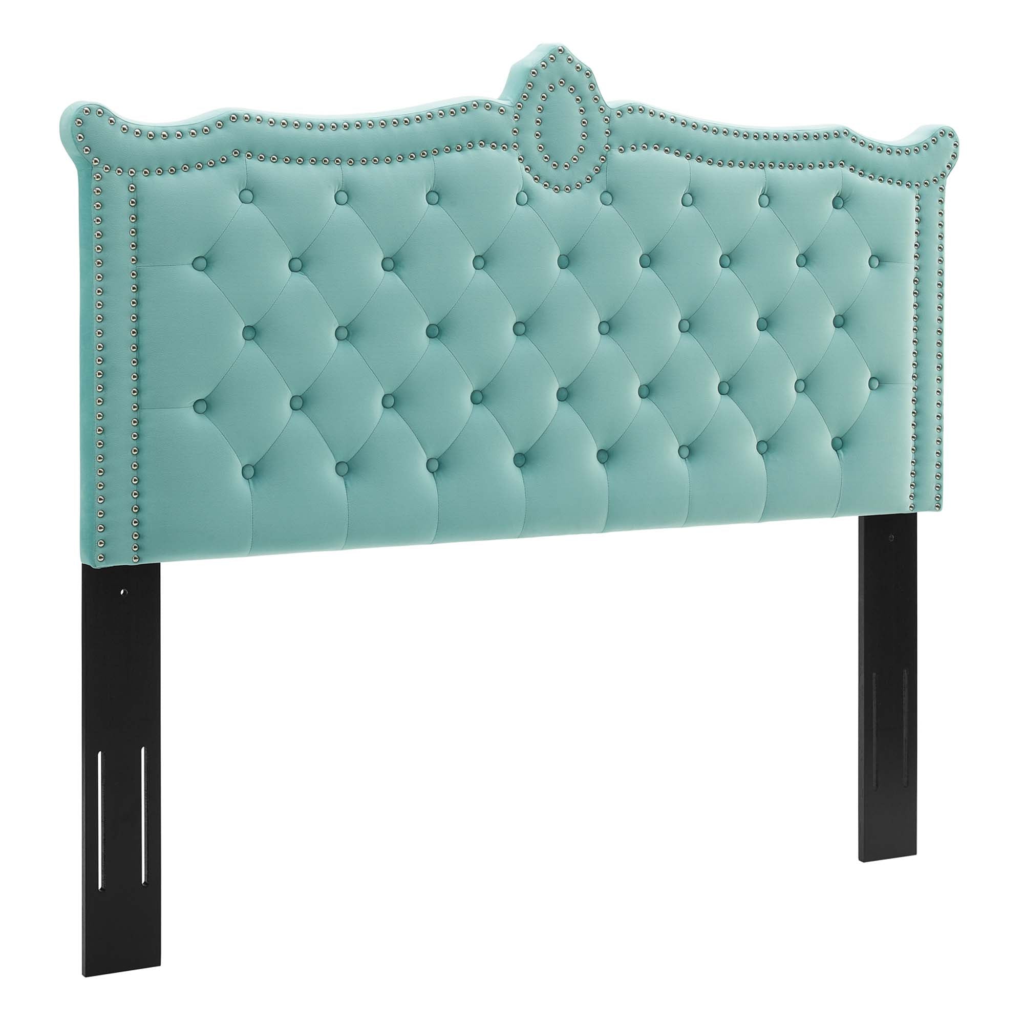 Louisa Tufted Performance Velvet Twin Headboard