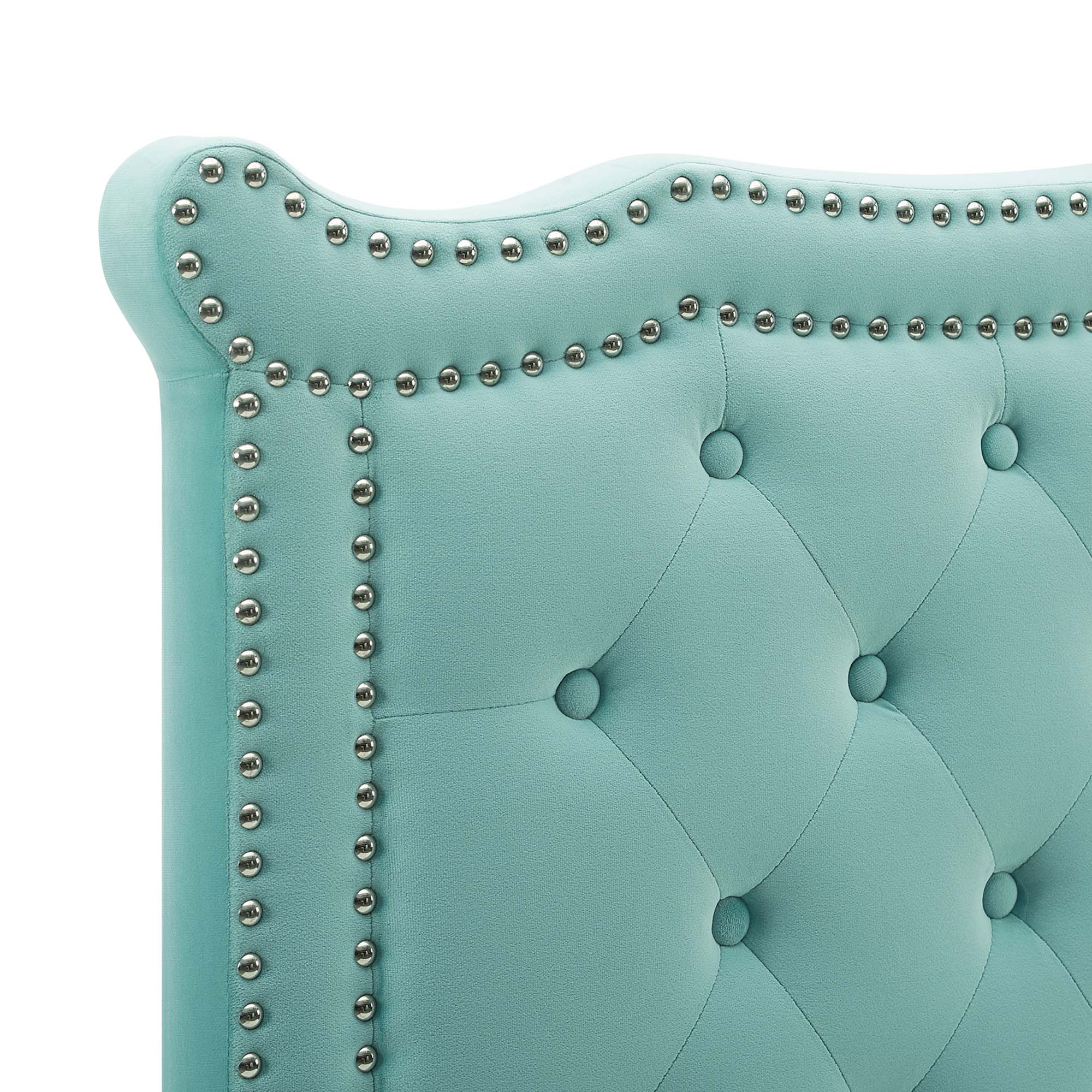 Louisa Tufted Performance Velvet Twin Headboard