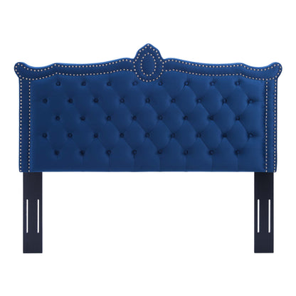 Louisa Tufted Performance Velvet Twin Headboard