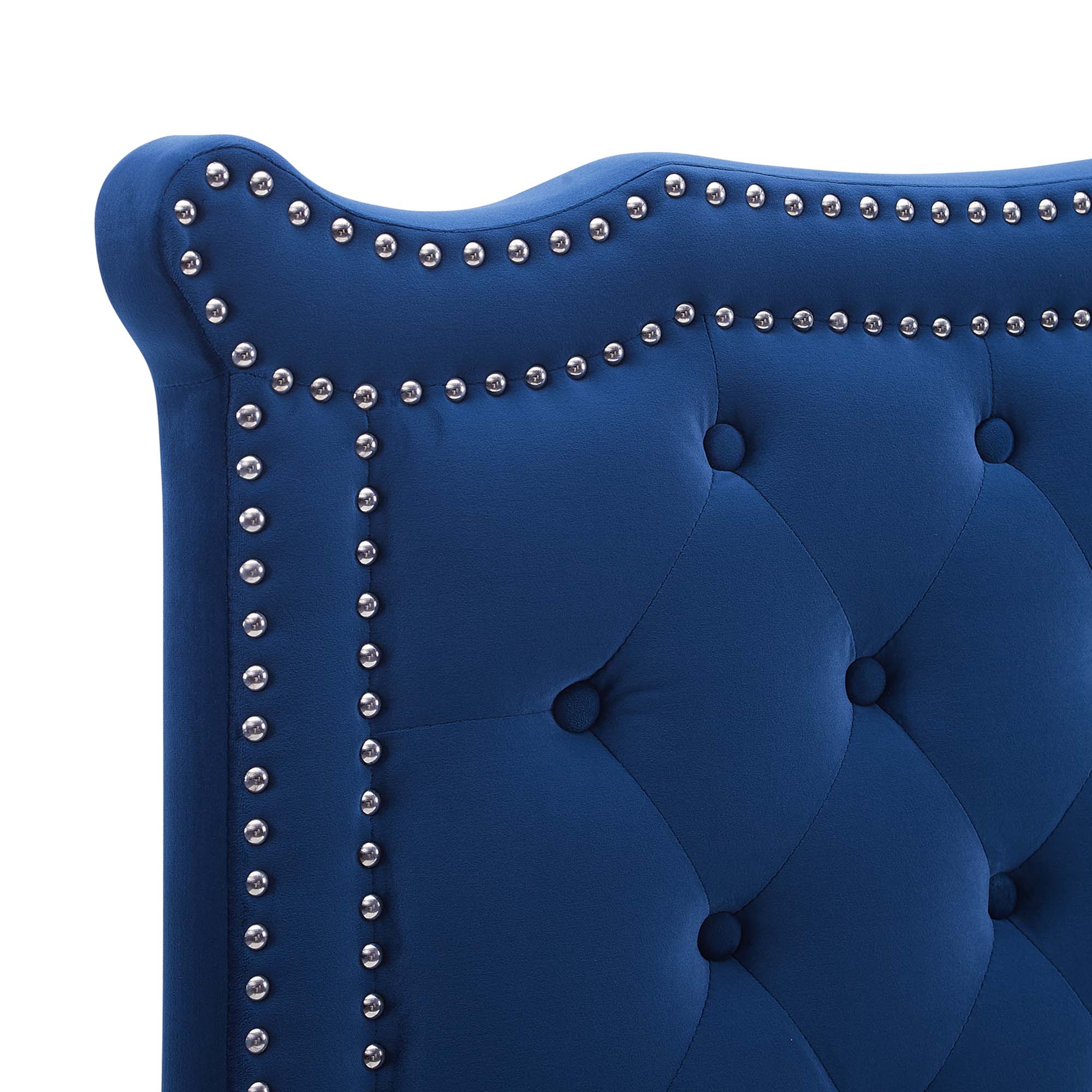 Louisa Tufted Performance Velvet Twin Headboard