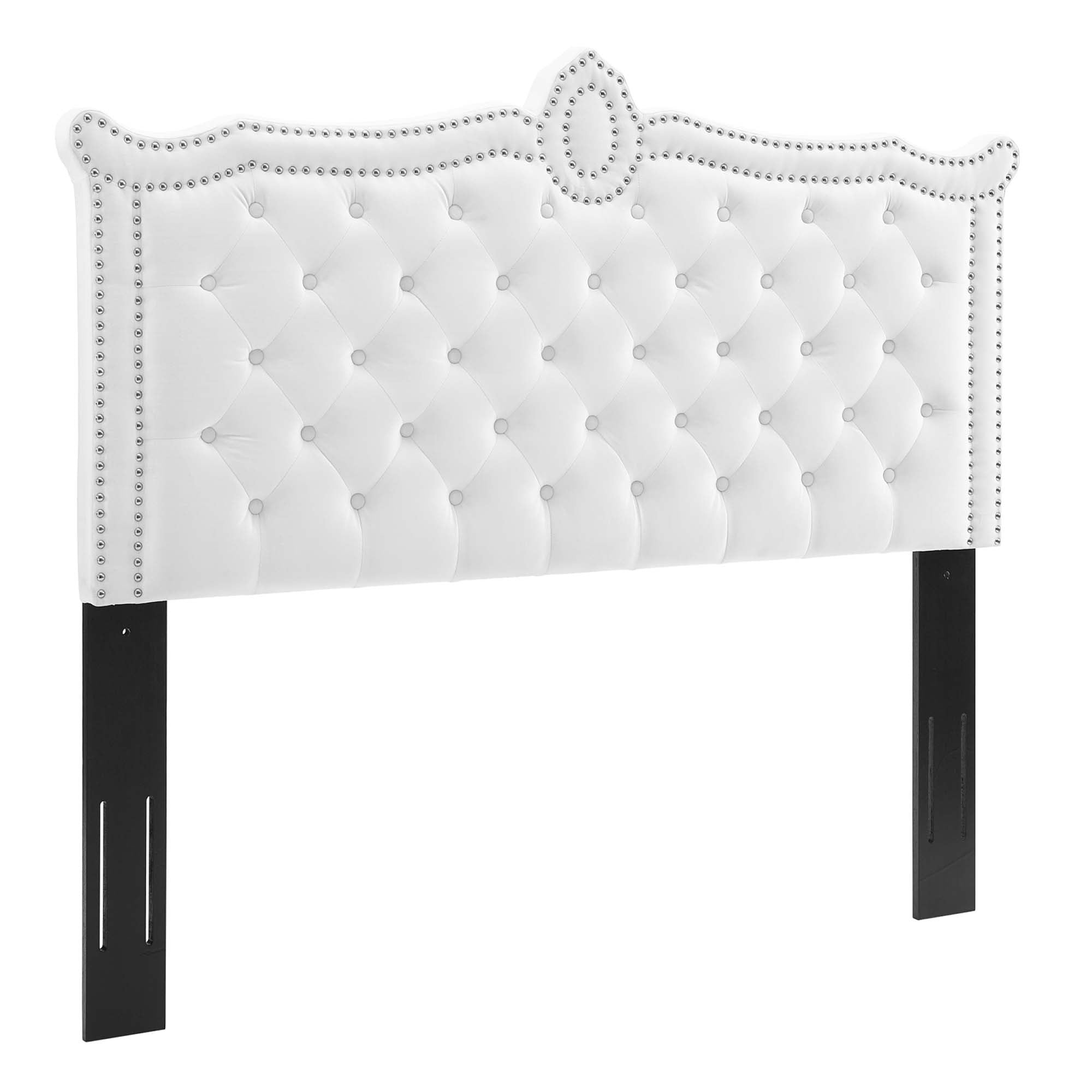 Louisa Tufted Performance Velvet Twin Headboard