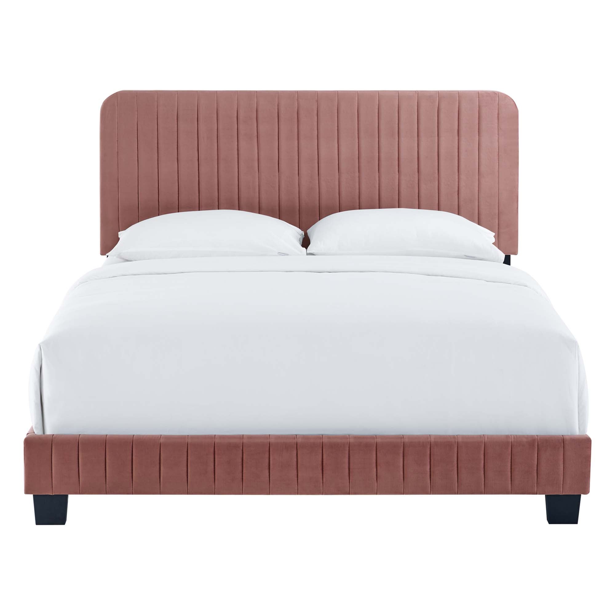 Celine Channel Tufted Performance Velvet King Bed