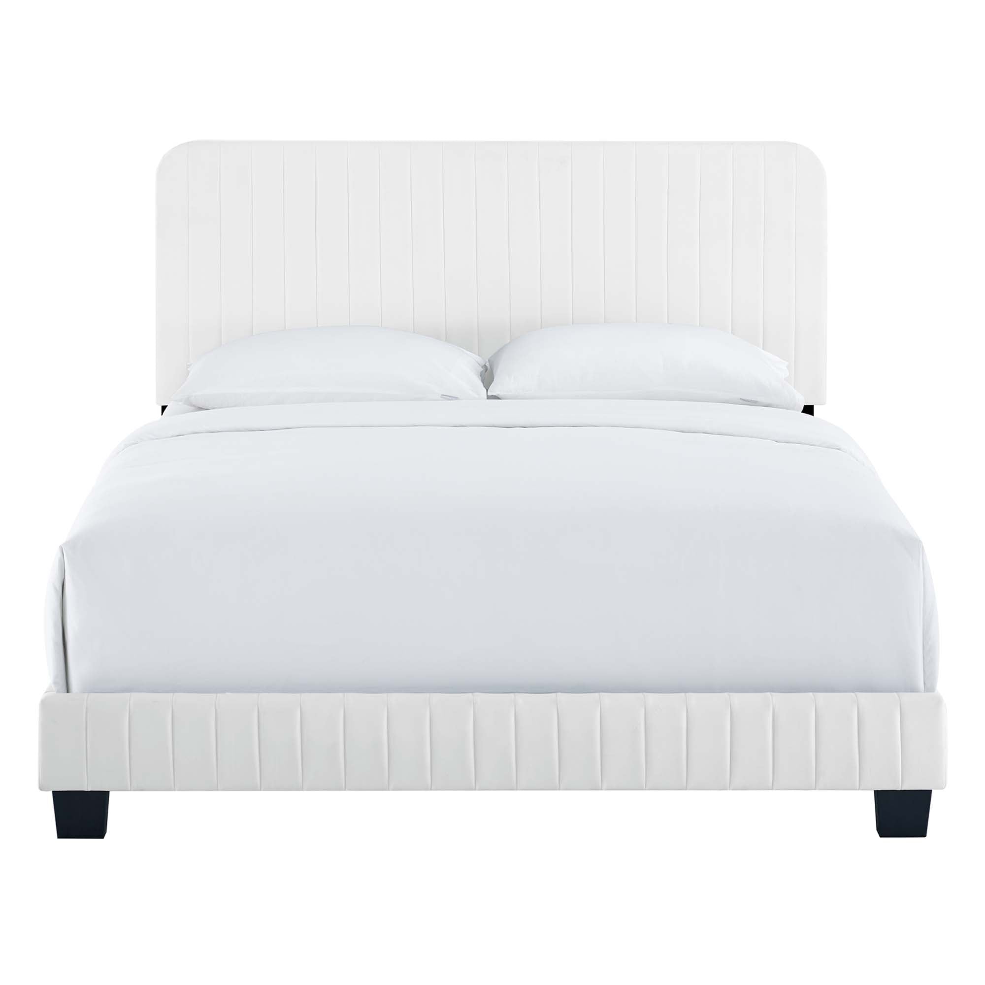 Celine Channel Tufted Performance Velvet King Bed