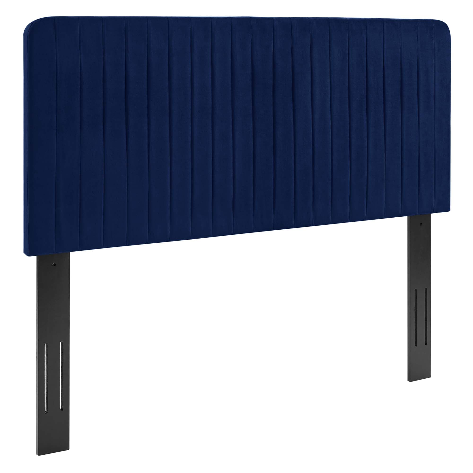 Milenna Channel Tufted Performance Velvet Twin Headboard