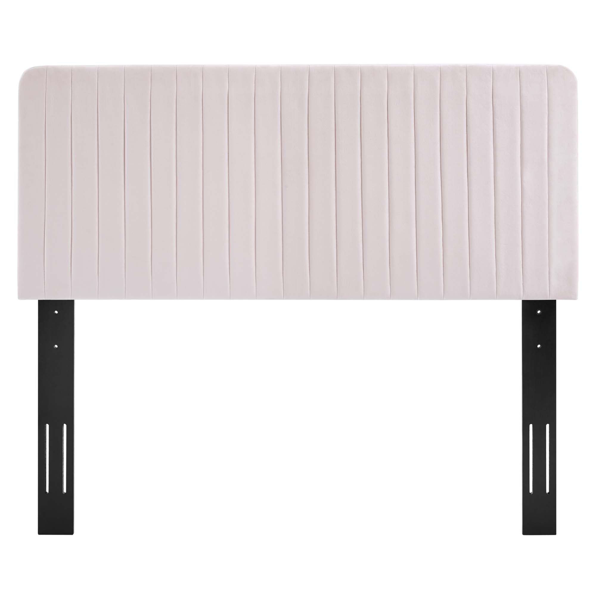 Milenna Channel Tufted Performance Velvet Twin Headboard