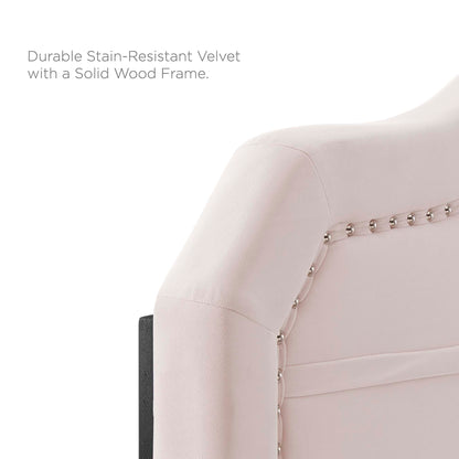 Kristin Pleated Performance Velvet King/California King Headboard