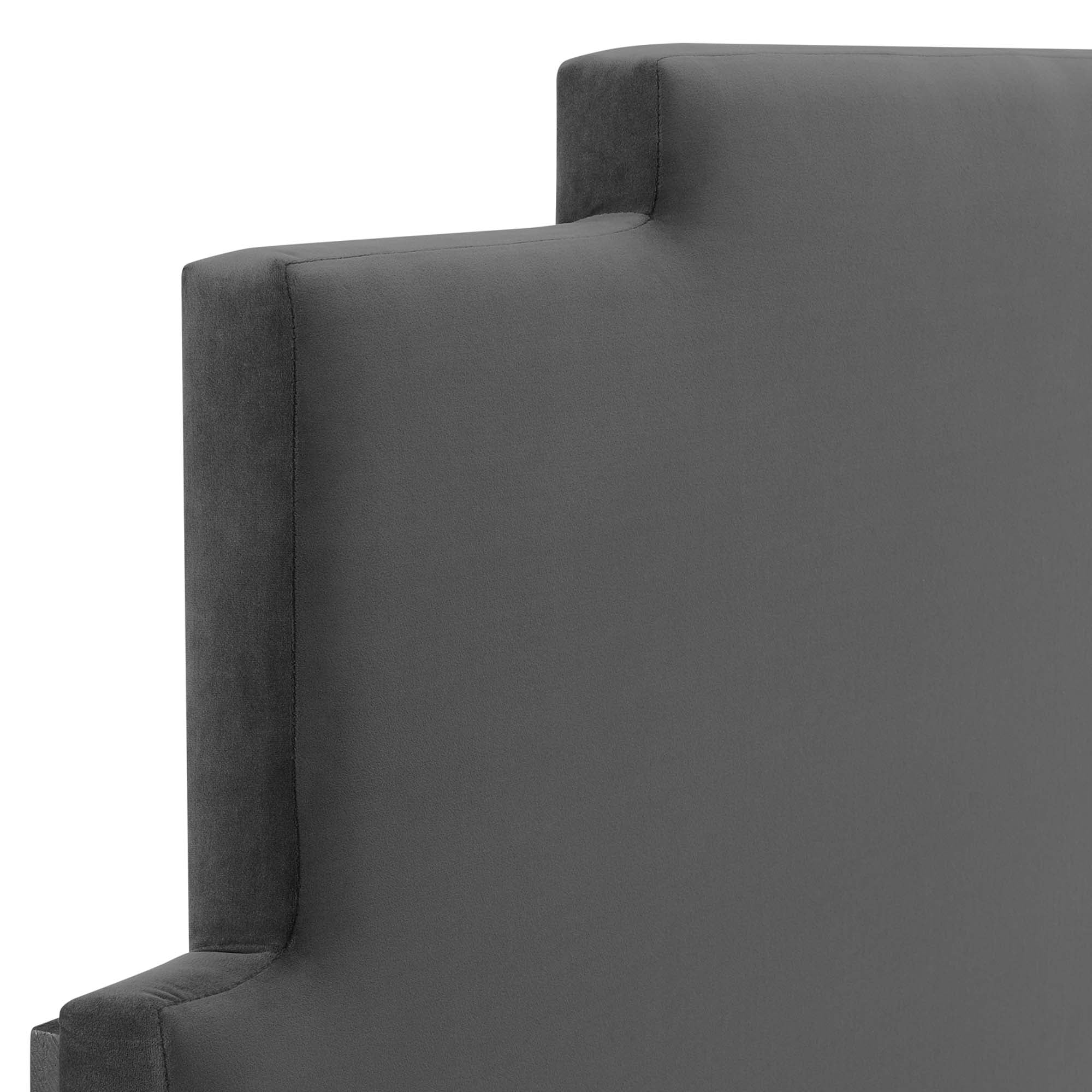 Kasia Performance Velvet Twin Headboard