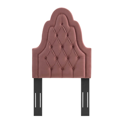 Augustine Tufted Performance Velvet Twin Headboard